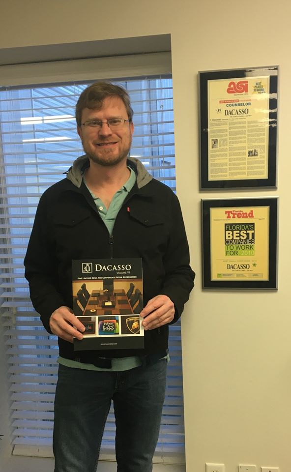17 YEARS WITH DACASSO® TODAY! CONGRATULATIONS BRAD GONZALEZ!