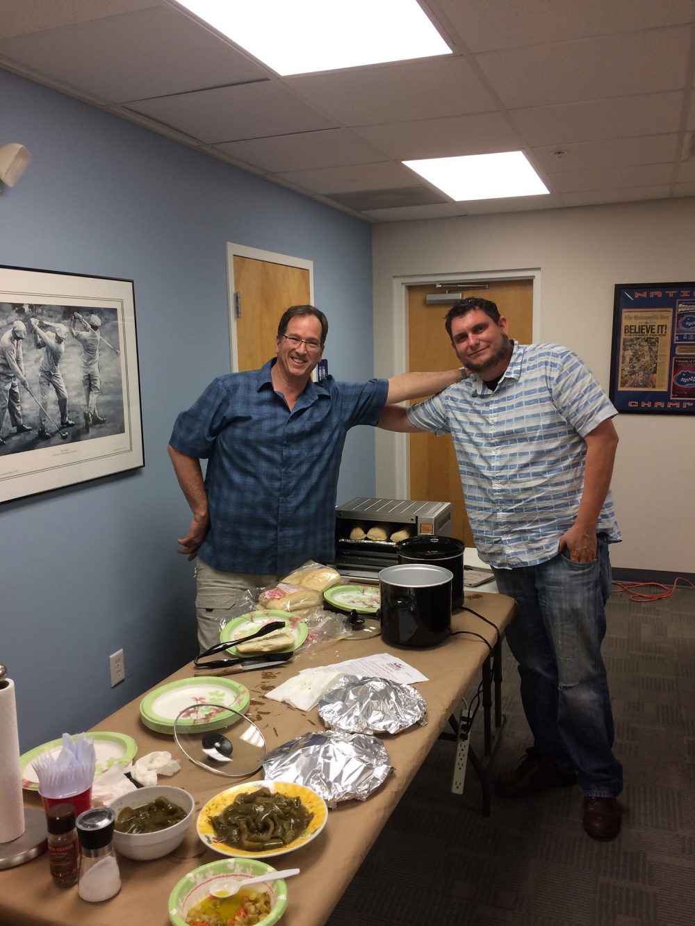 Going away luncheon for longtime employee Donny