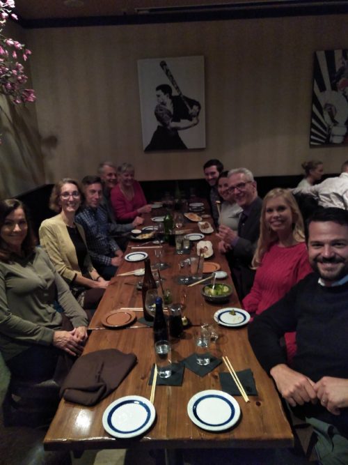 2017 Annual Christmas Party at Dragonfly Sushi
