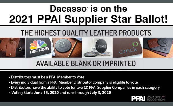 2021 PPAI SUPPLIER STAR PYRAMID AWARD NOMINEE!