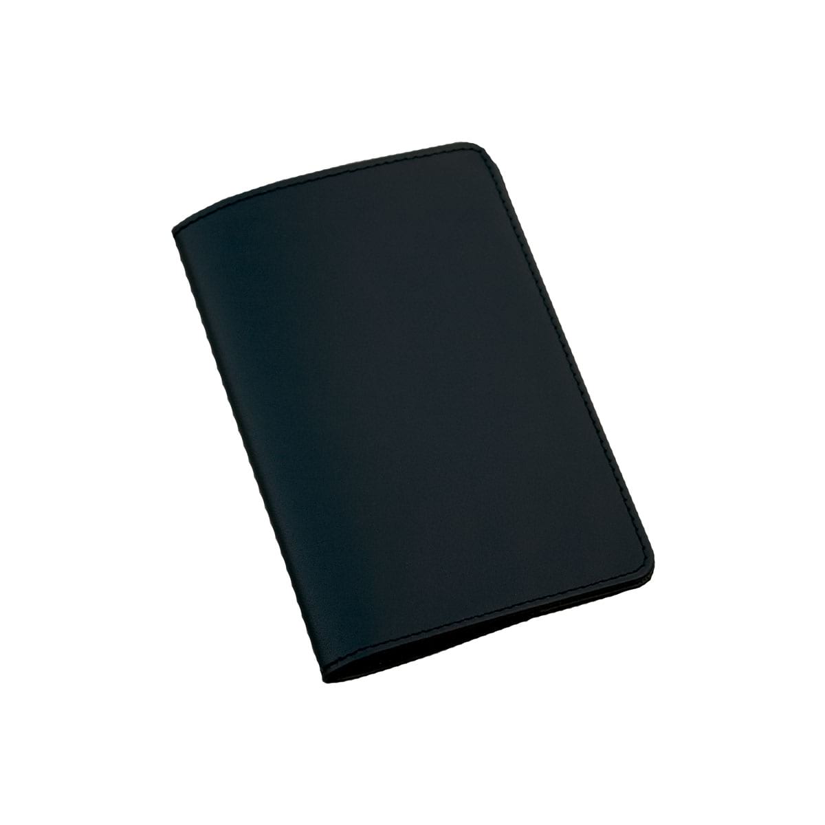 Classic Black Leather Passport Holder