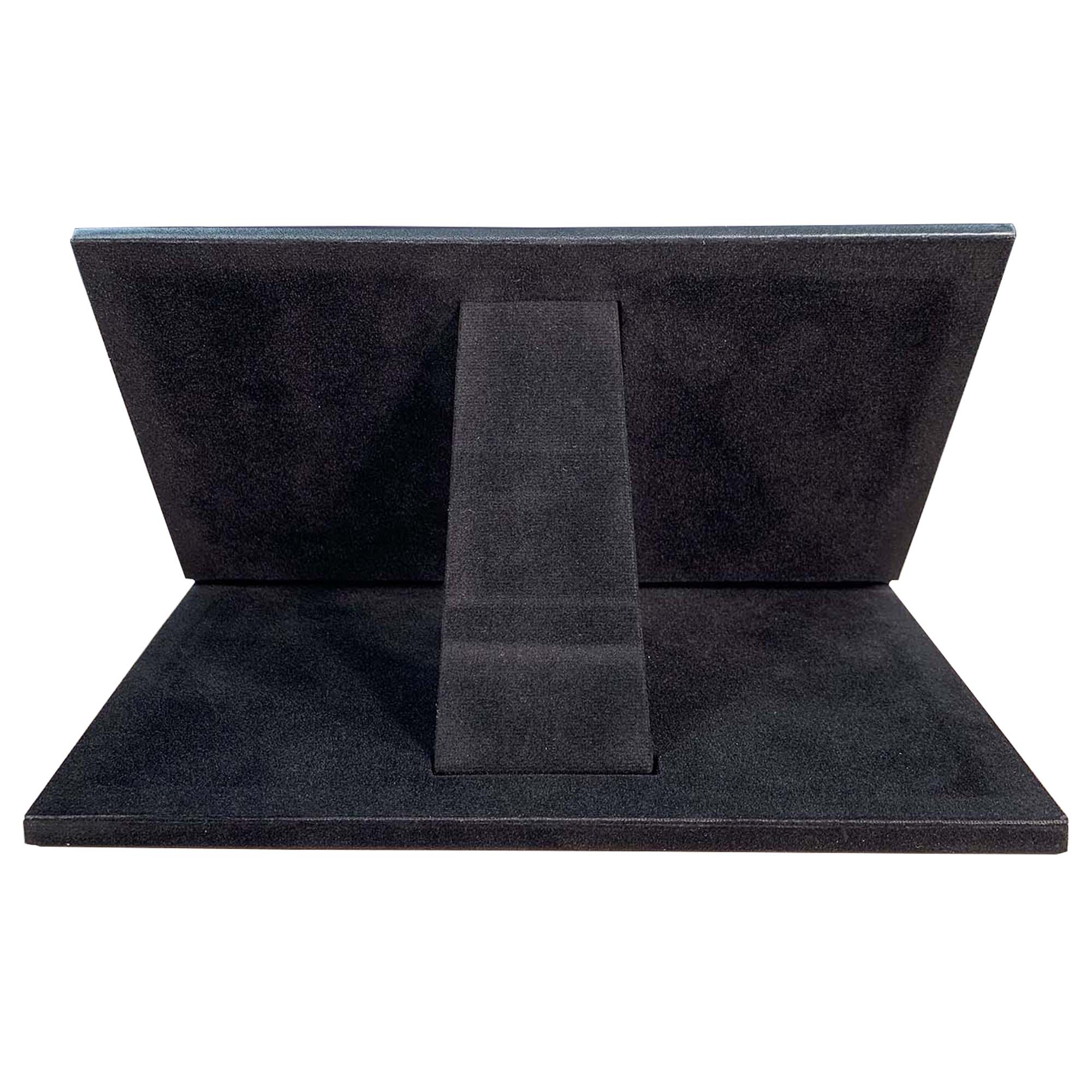 Classic Black Leather Tablet Stand