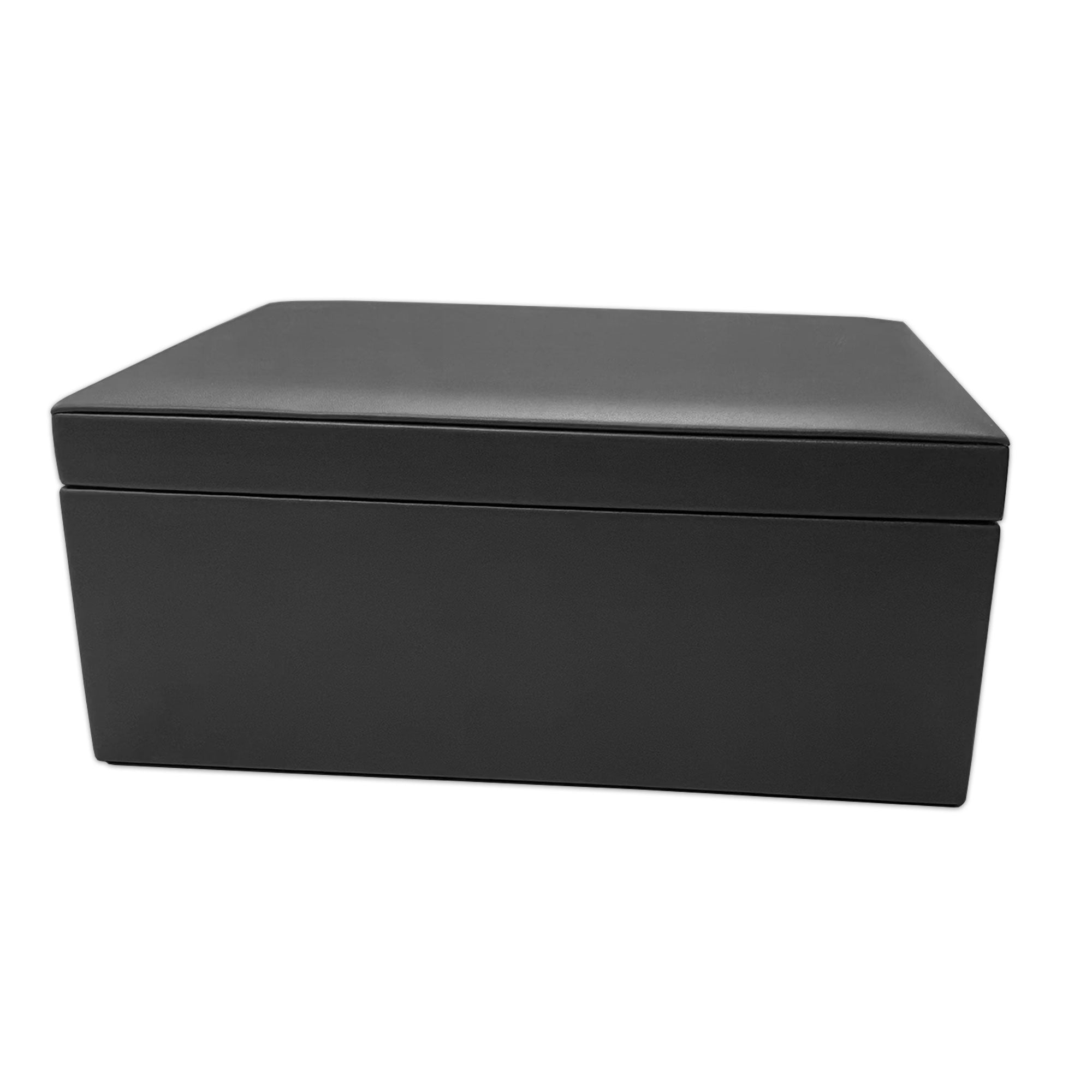 Black Leatherette Lidded Box