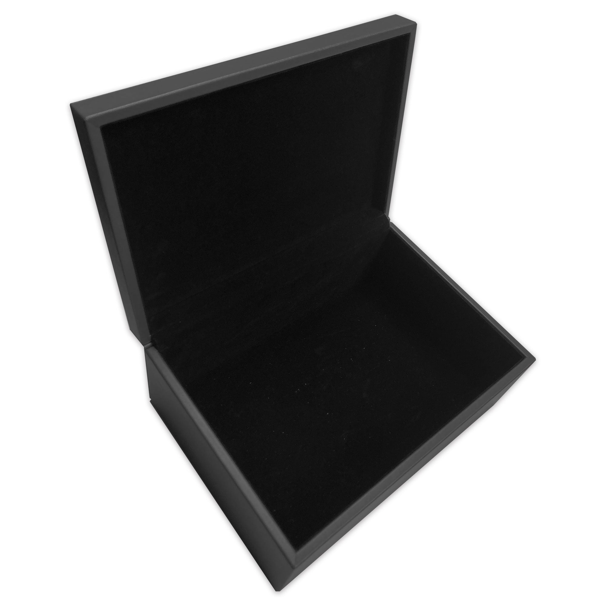 Black Leatherette Lidded Box