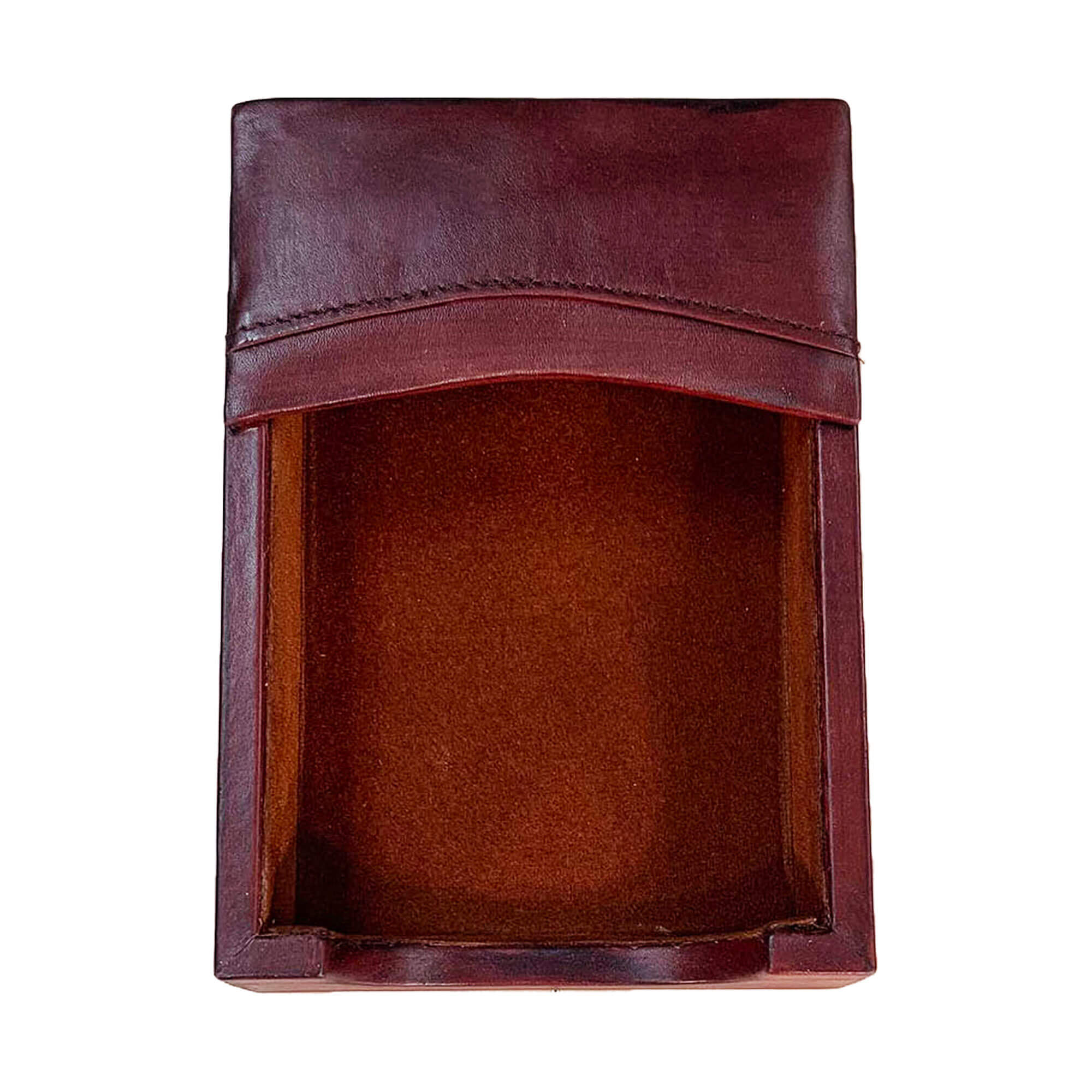 Mocha Leather 4 x 6 Memo Holder