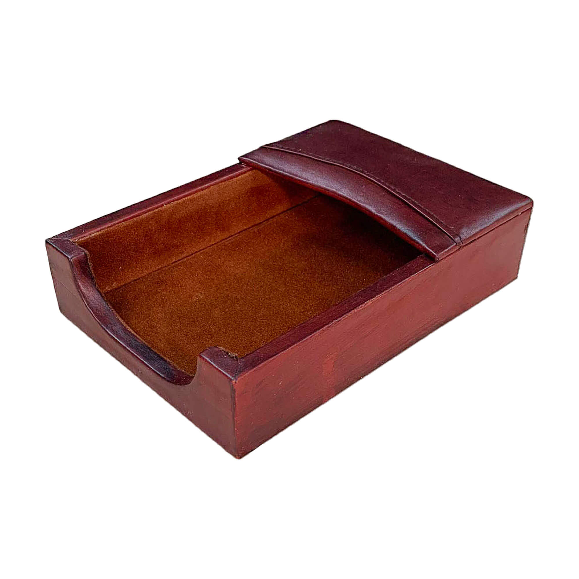 Mocha Leather 4 x 6 Memo Holder