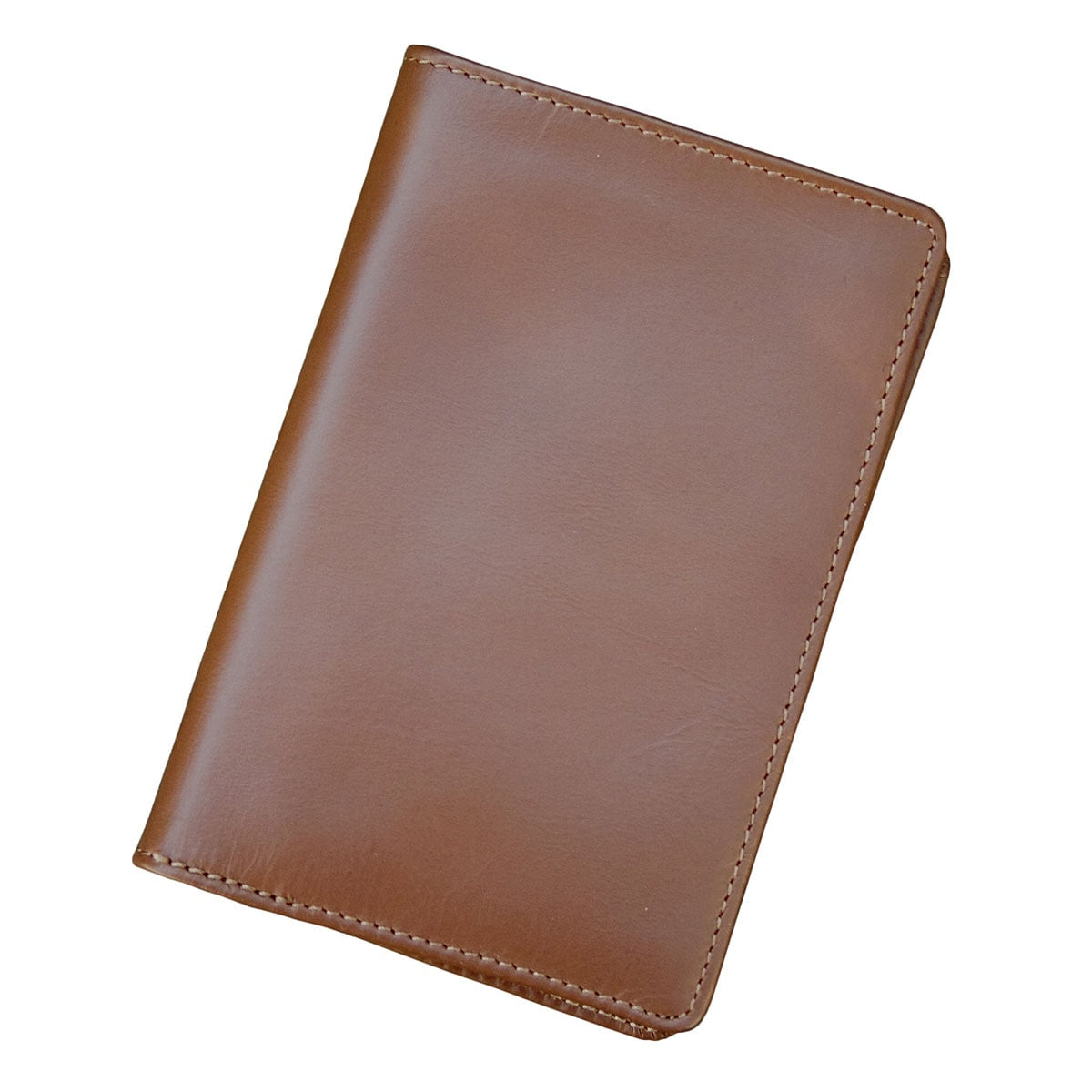 Rustic Brown Leather Passport Holder