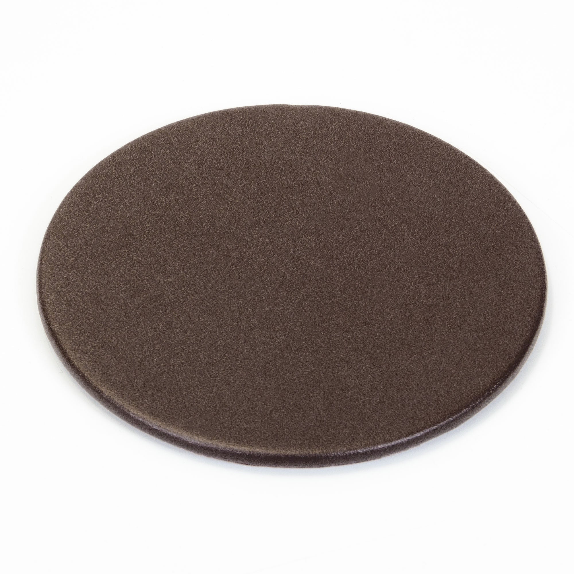 Chocolate Brown Leather Coaster