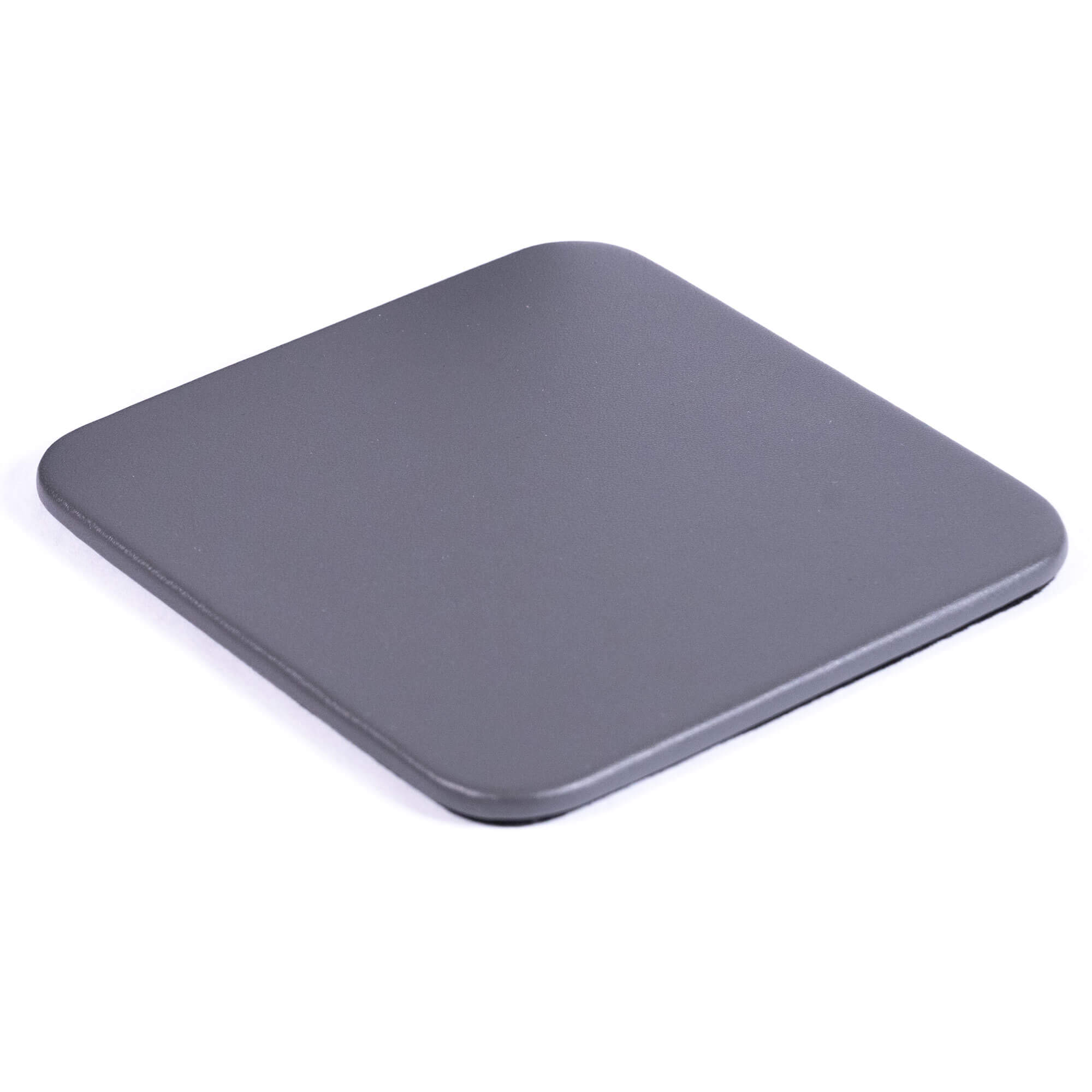 Gray Leatherette Square Coaster