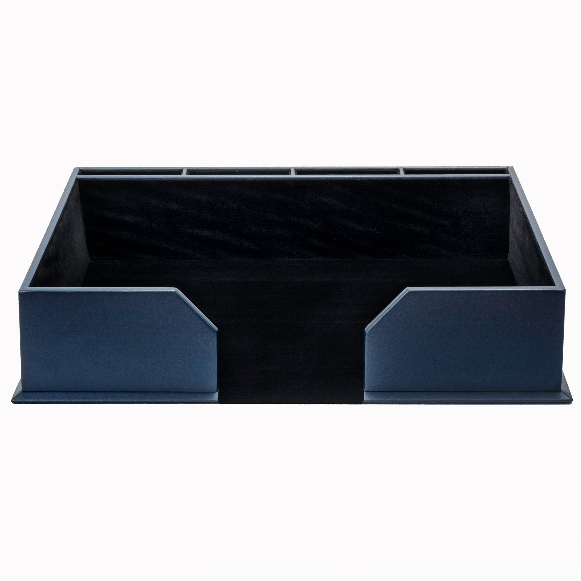 Navy Blue Leatherette Conference Pad Holder