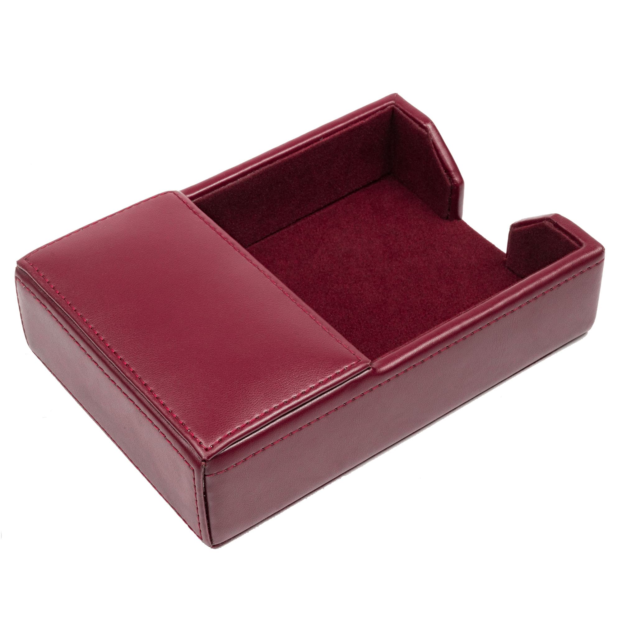 Burgundy Bonded Leather 4" x 6" Memo Holder