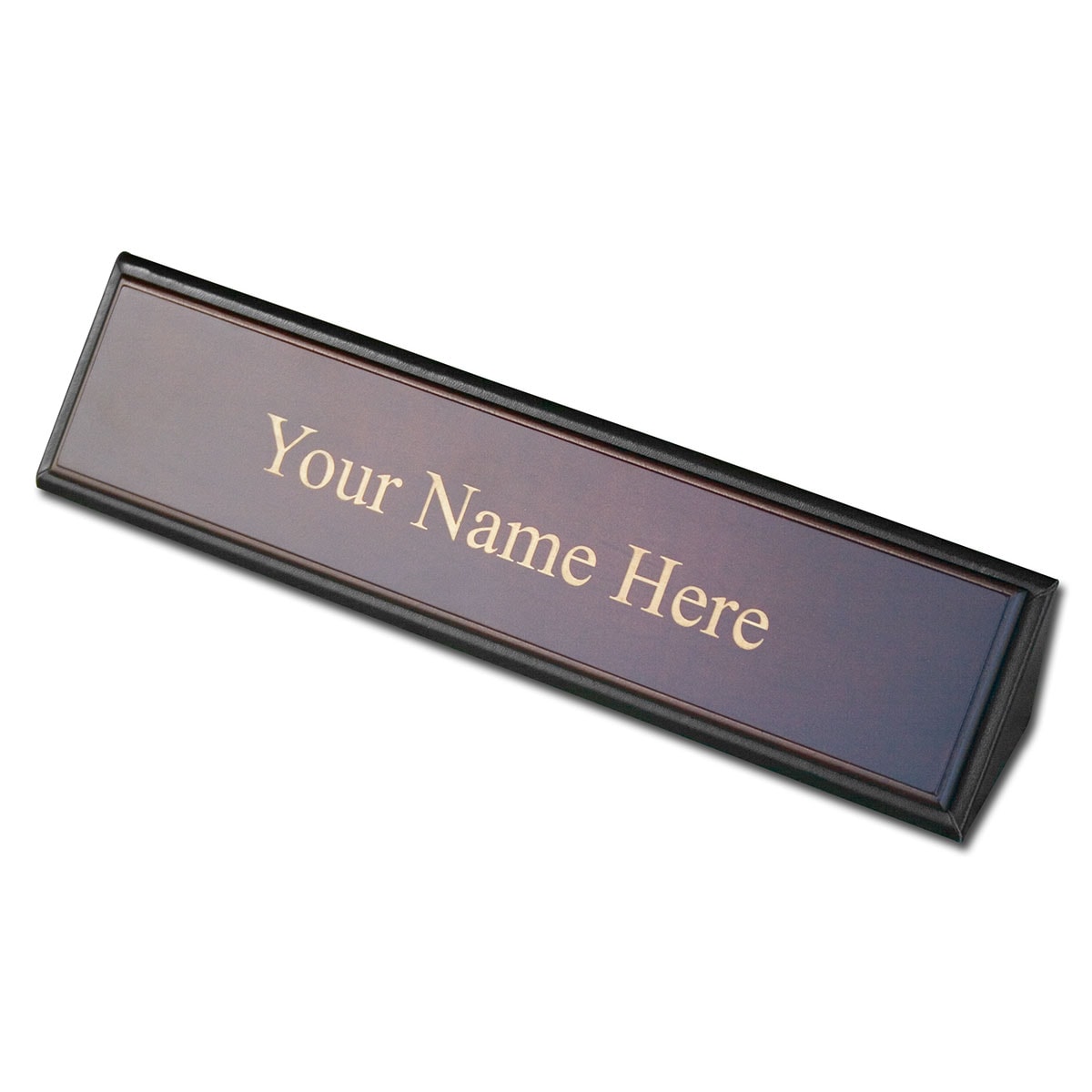 NEME入りWELCOME PLATE♡ Walnut & Leather Name Plate