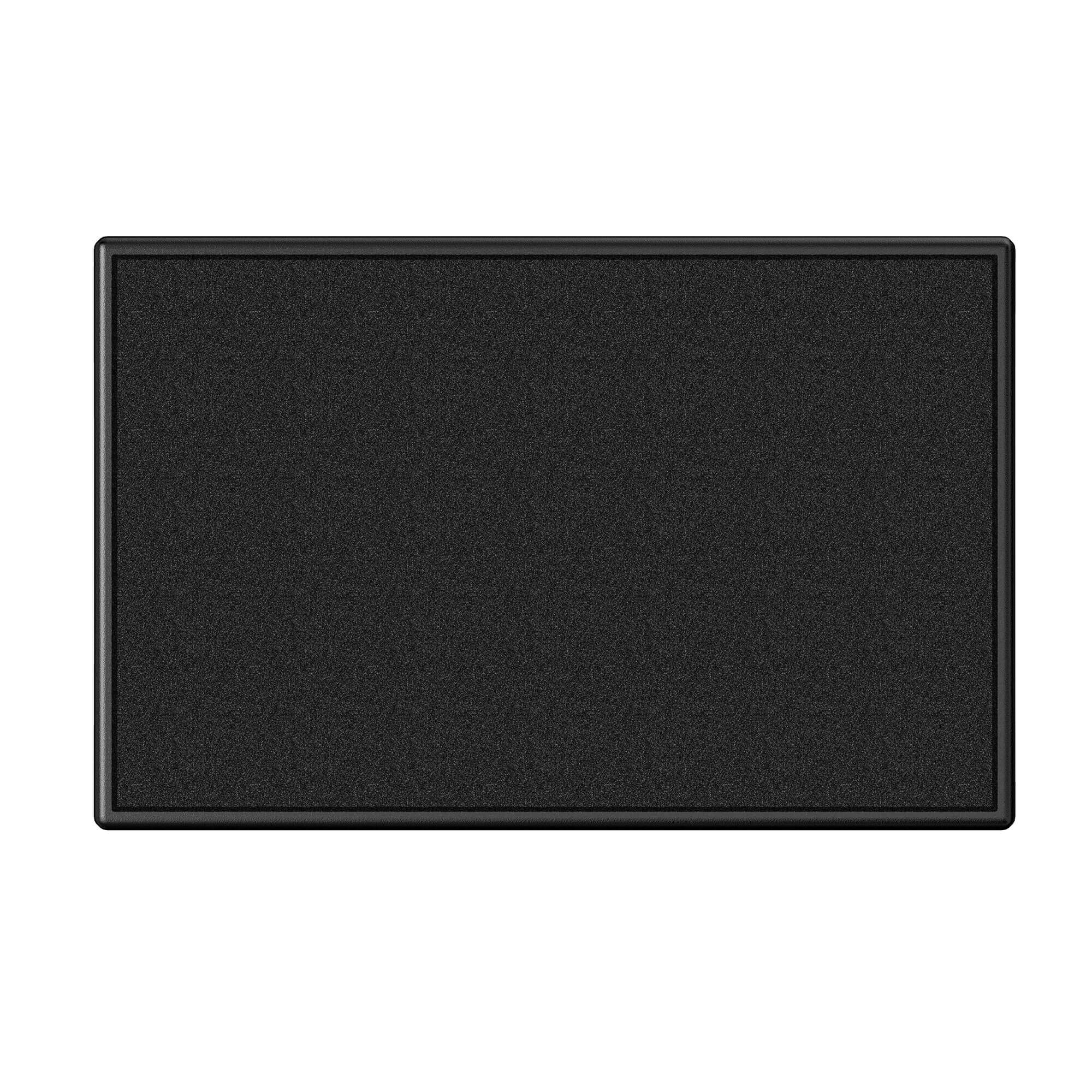 El Casco Black Business Card Holder With Chrome Logo