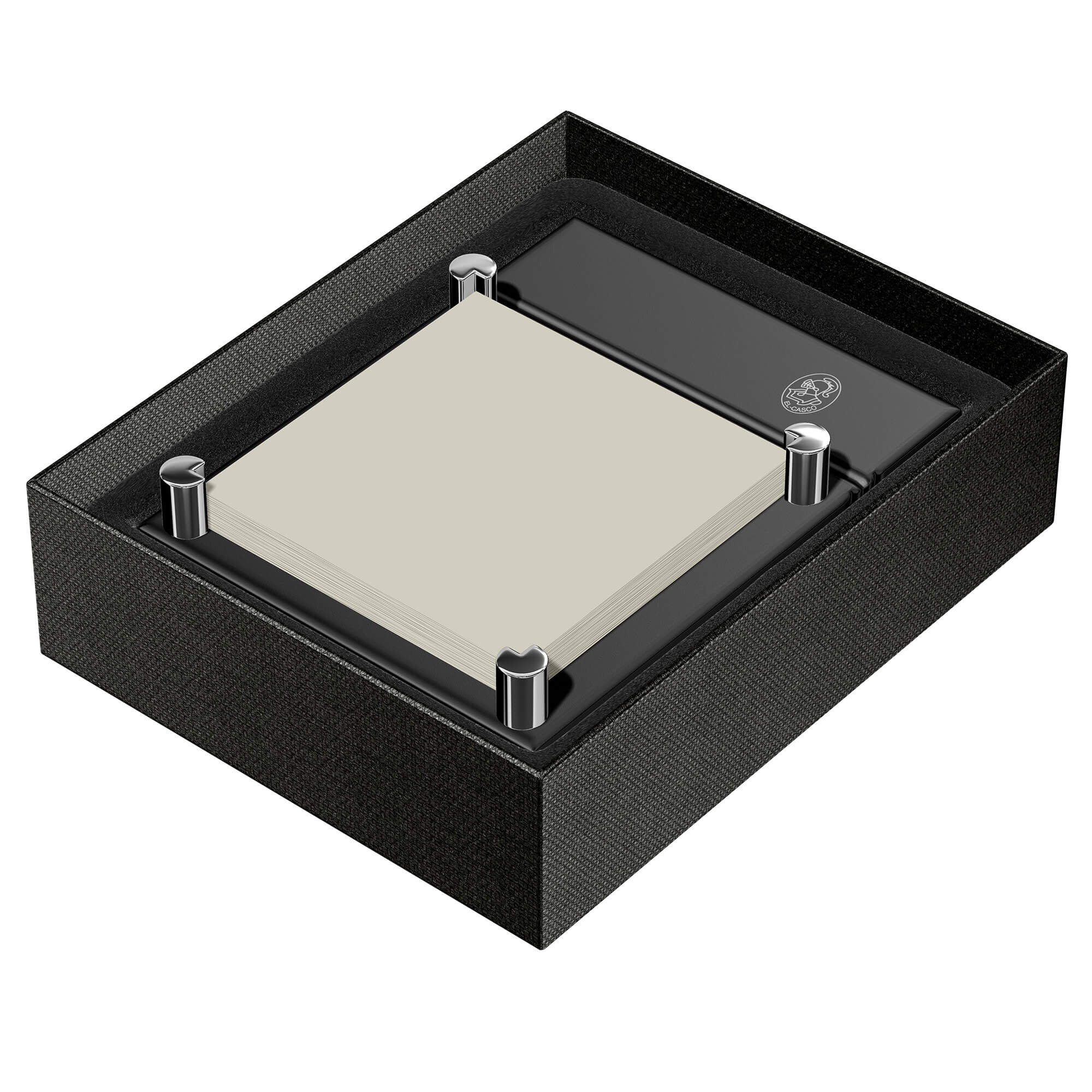 El Casco M654 Pencil Holder (Chrome & Orange)