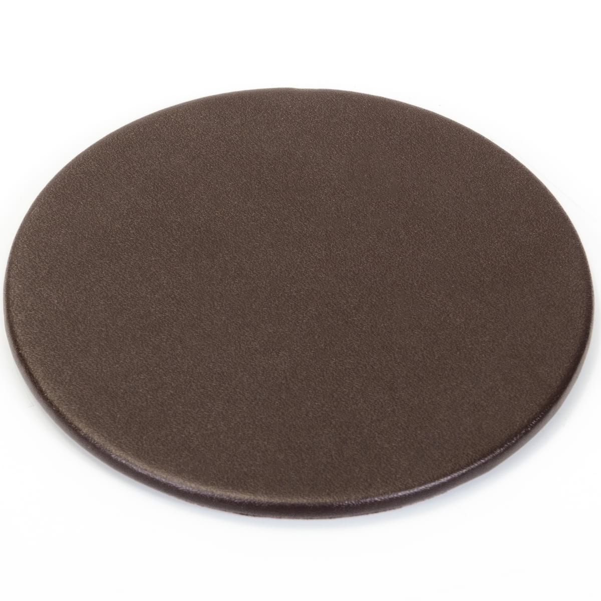 10 Seat Chocolate Brown Leatherette Conference Room Set w/ Round Coasters, 17 x 14 Size Pads