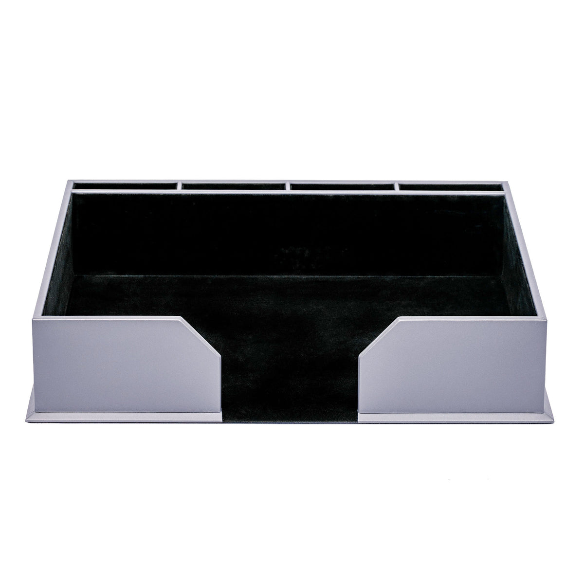10 Seat Gray Leatherette Conference Room Set w/ Round Coasters, 17 x 14 Size Pads