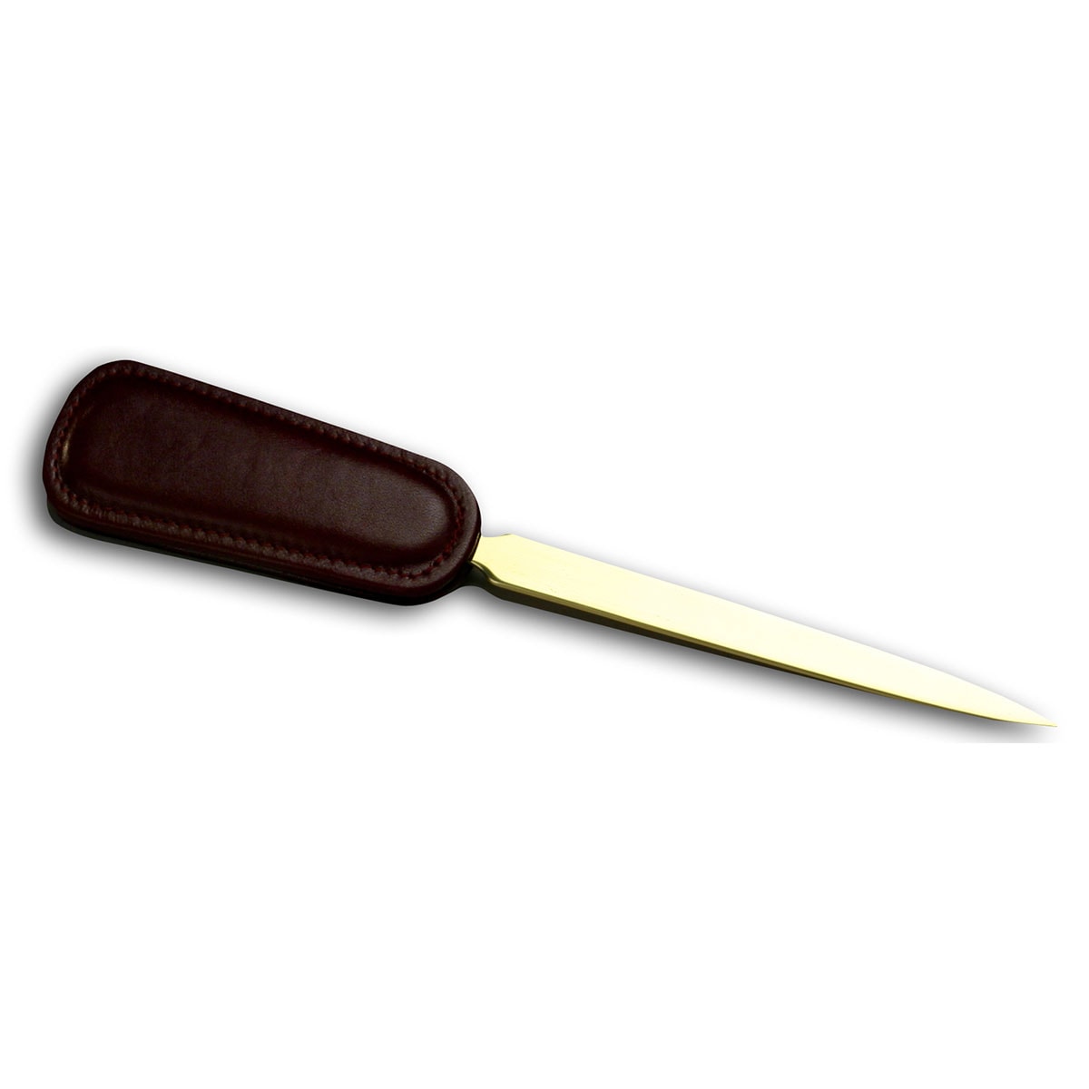 Burgundy Contemporary Leather 8-Piece Desk Set