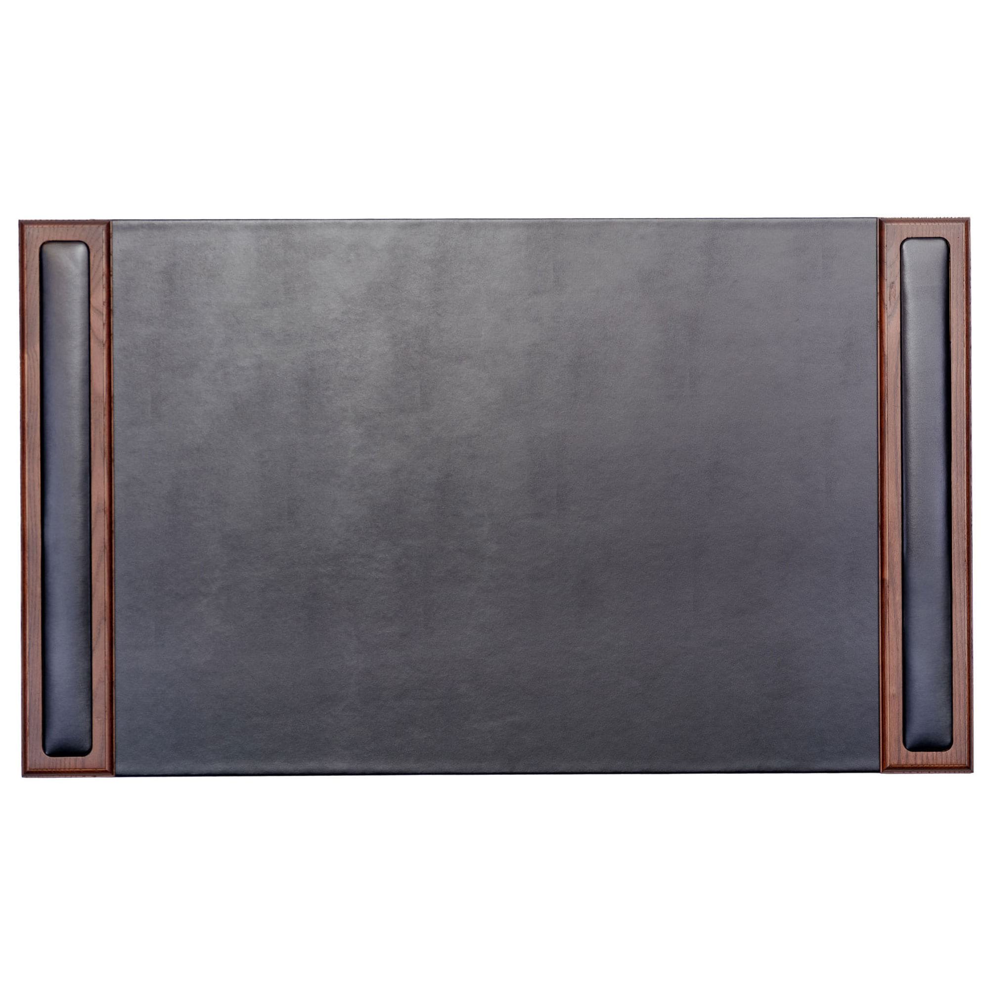 Walnut & Leather 3-Piece Desk Set