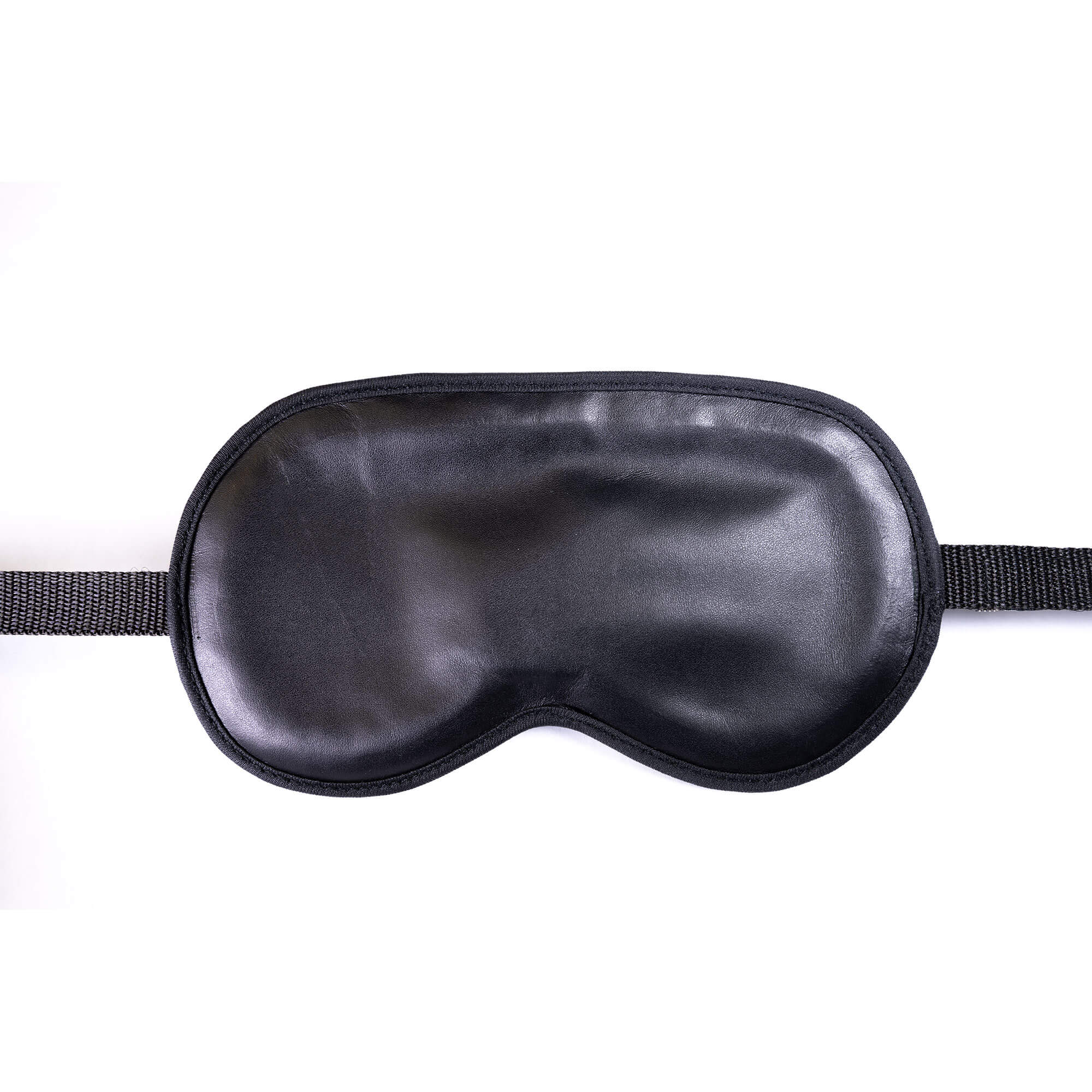 Black Leather Sleep Mask