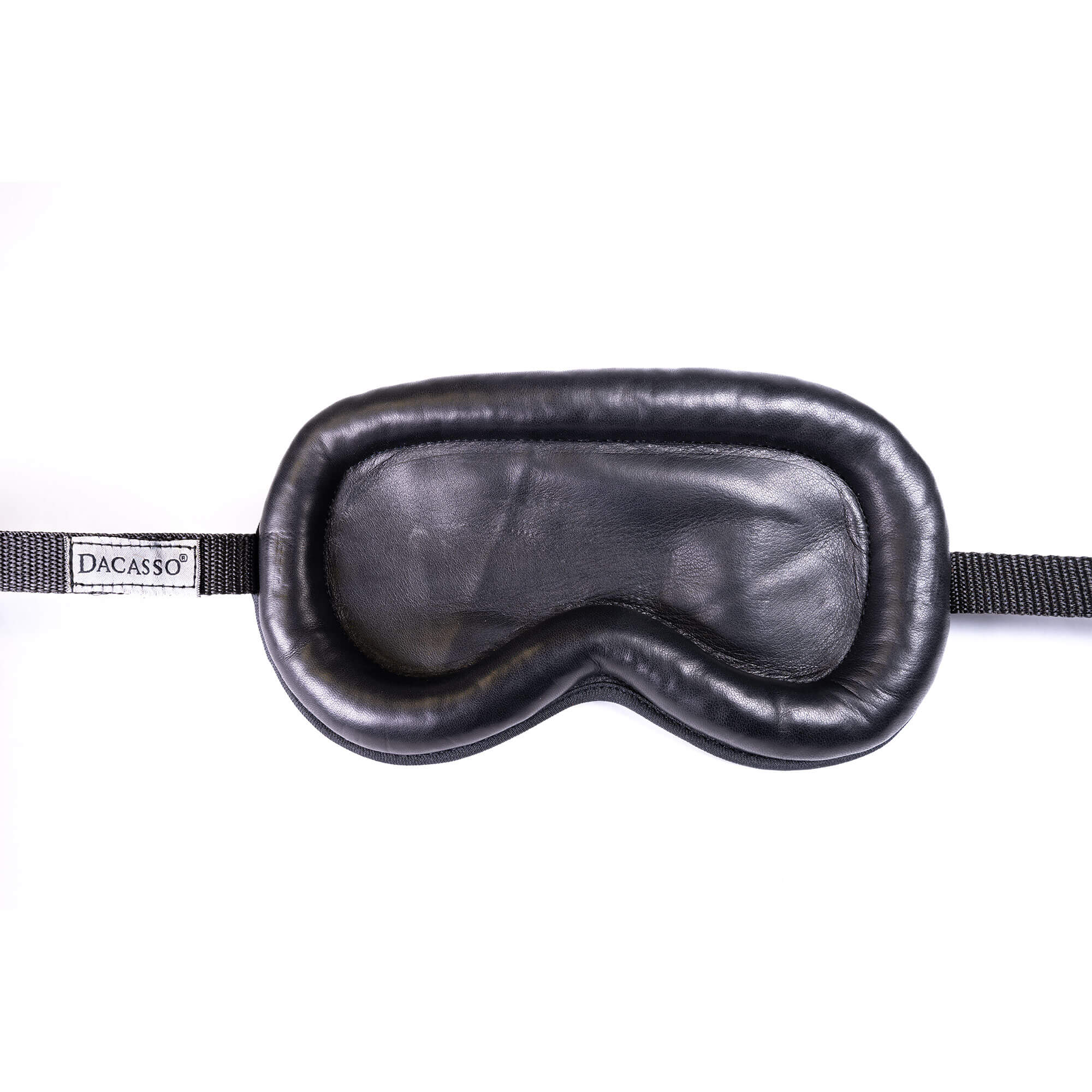 Black Leather Sleep Mask