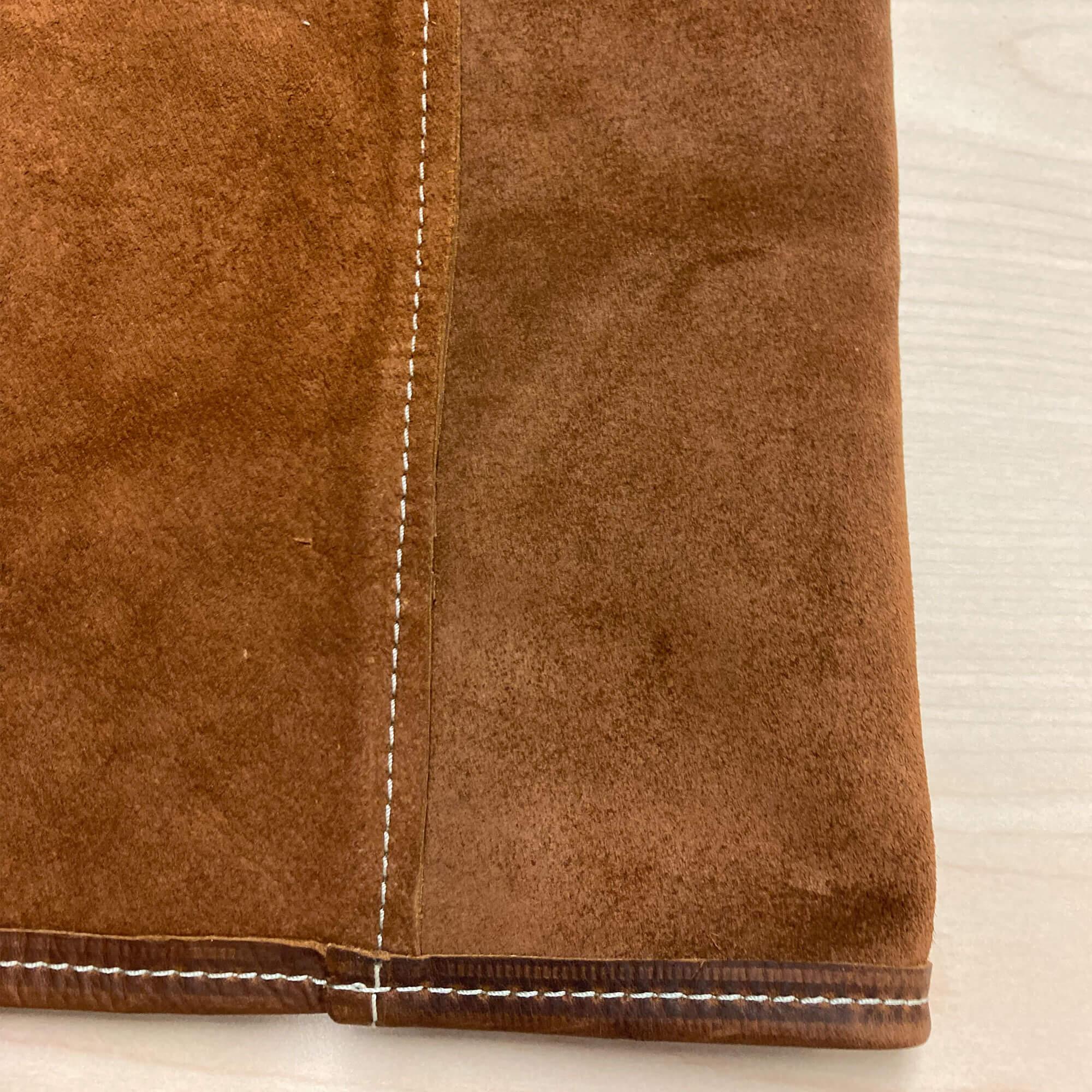 Brown Leather Half Size Apron