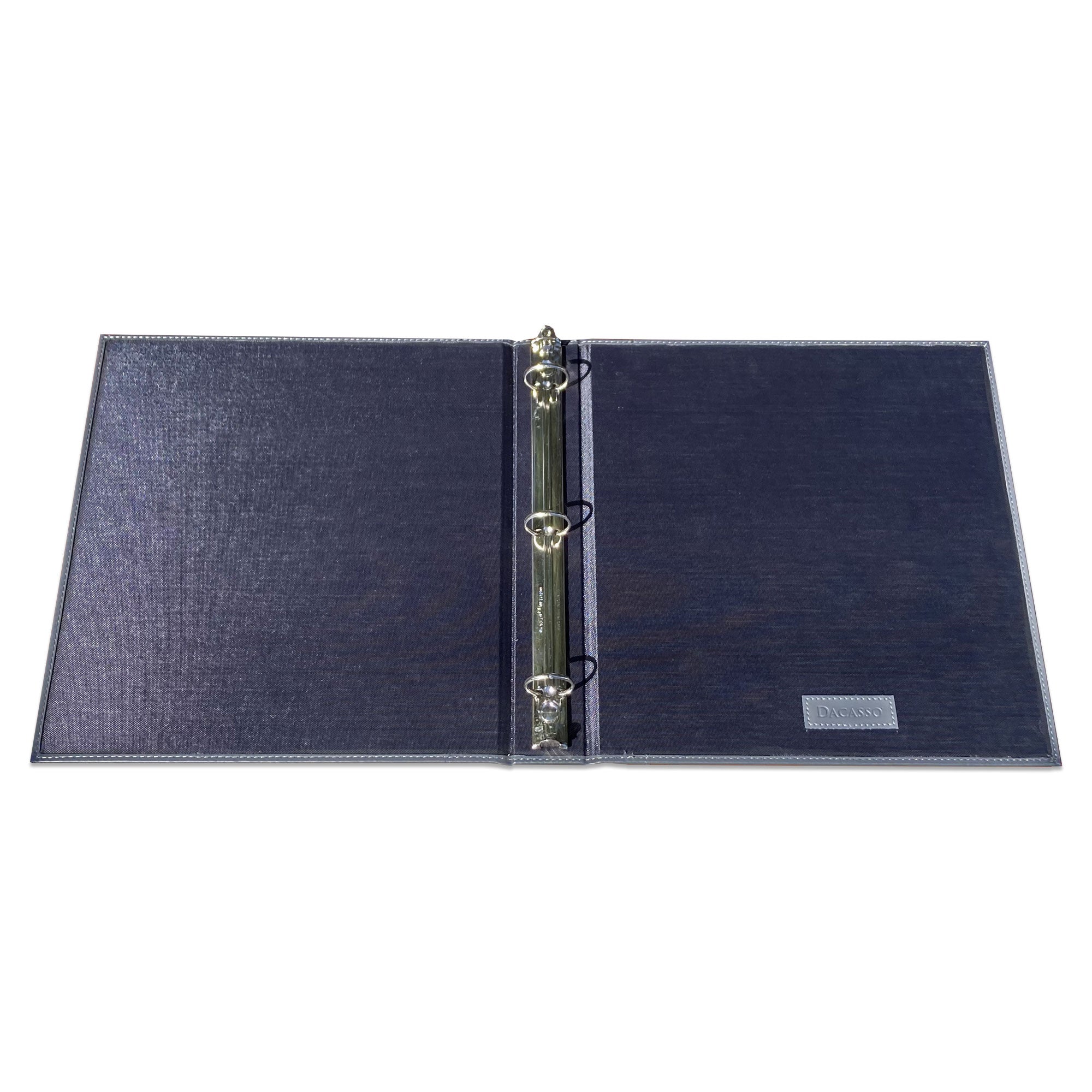 Gray Leatherette 1" Ring Binder