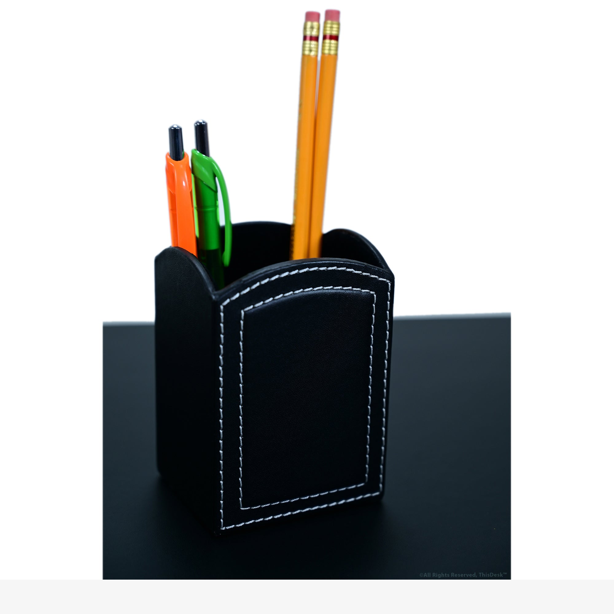 Home/Office 5pc Desk Accessory Set - Black