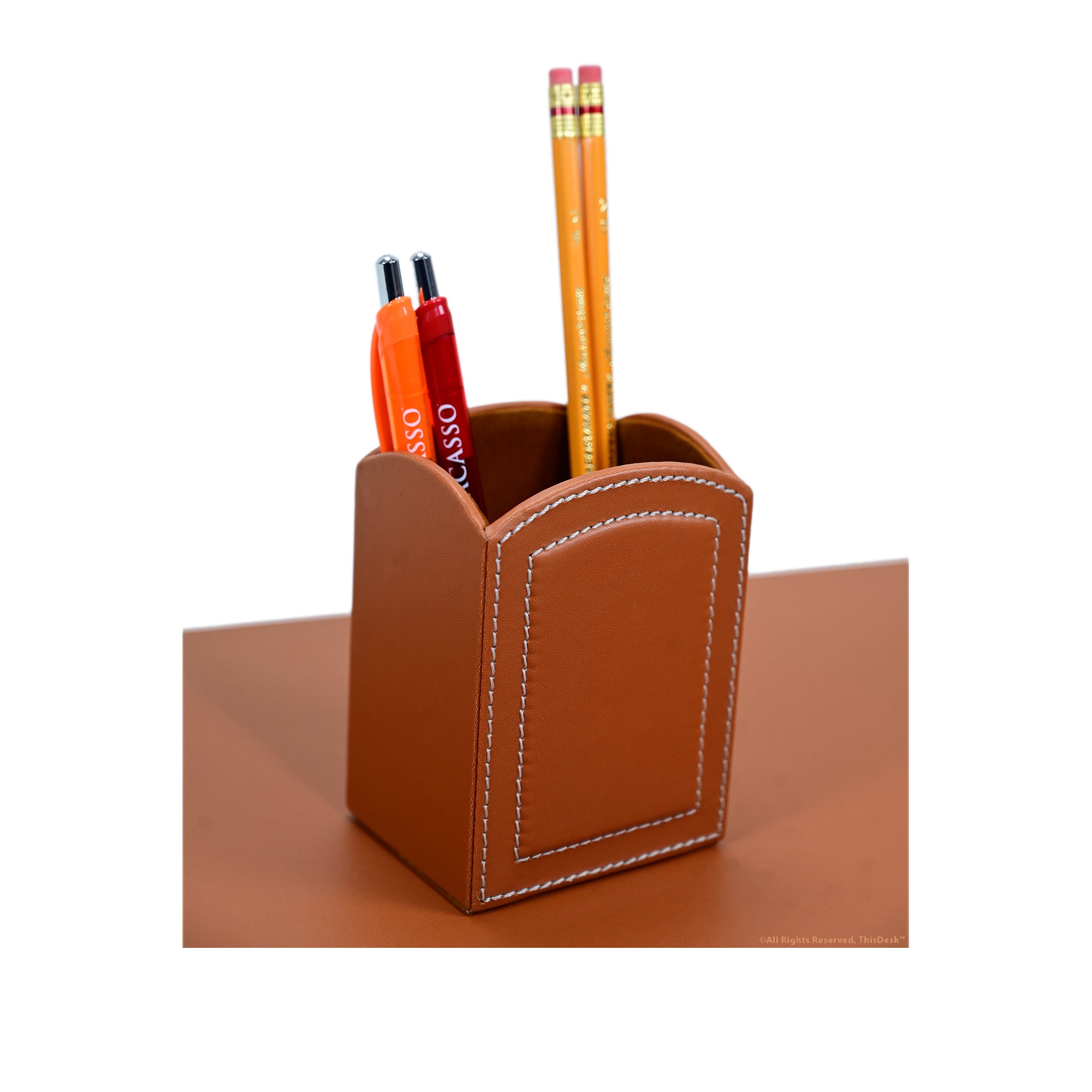 Home/Office 5pc Desk Accessory Set - Tan