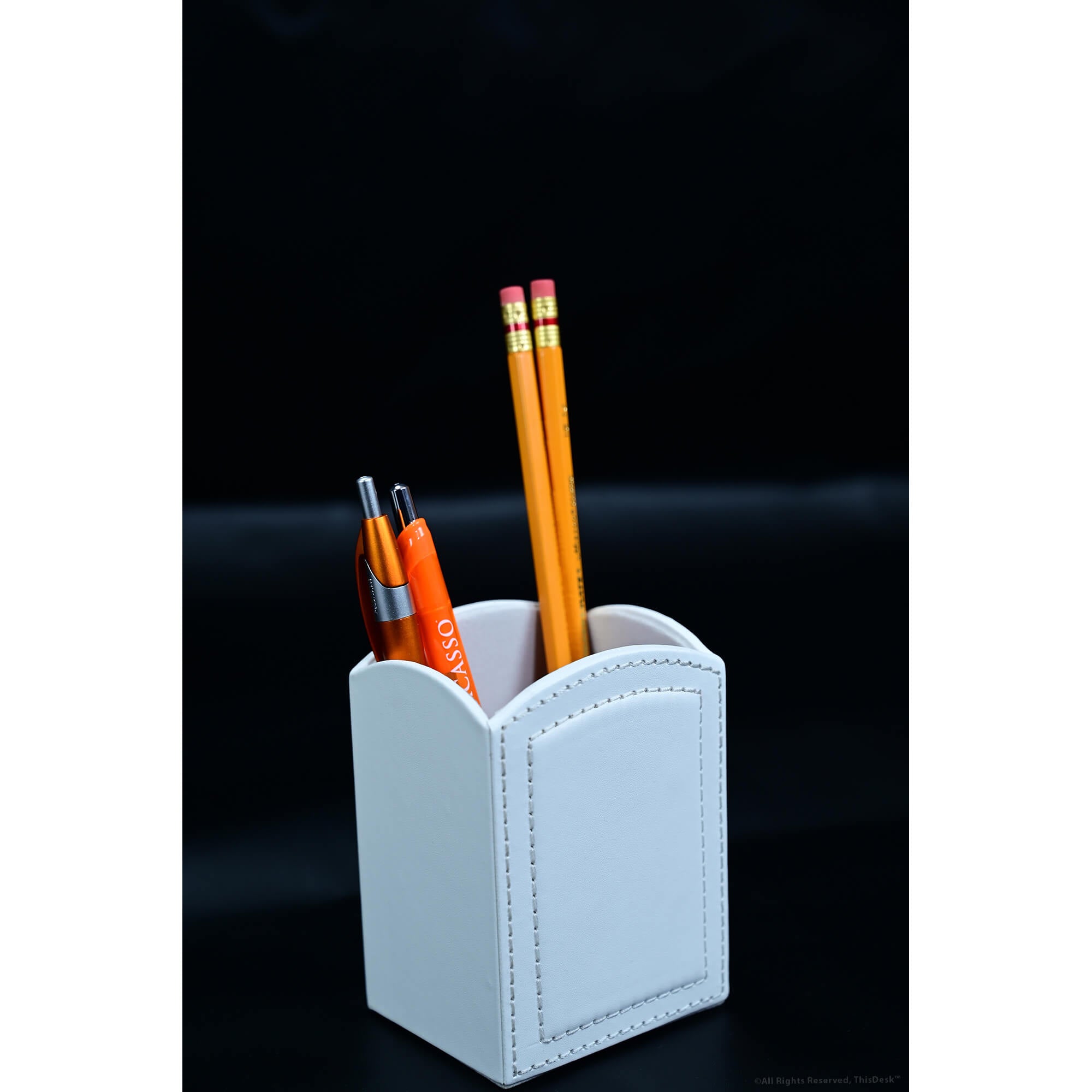 Home/Office 5pc Desk Accessory Set - White