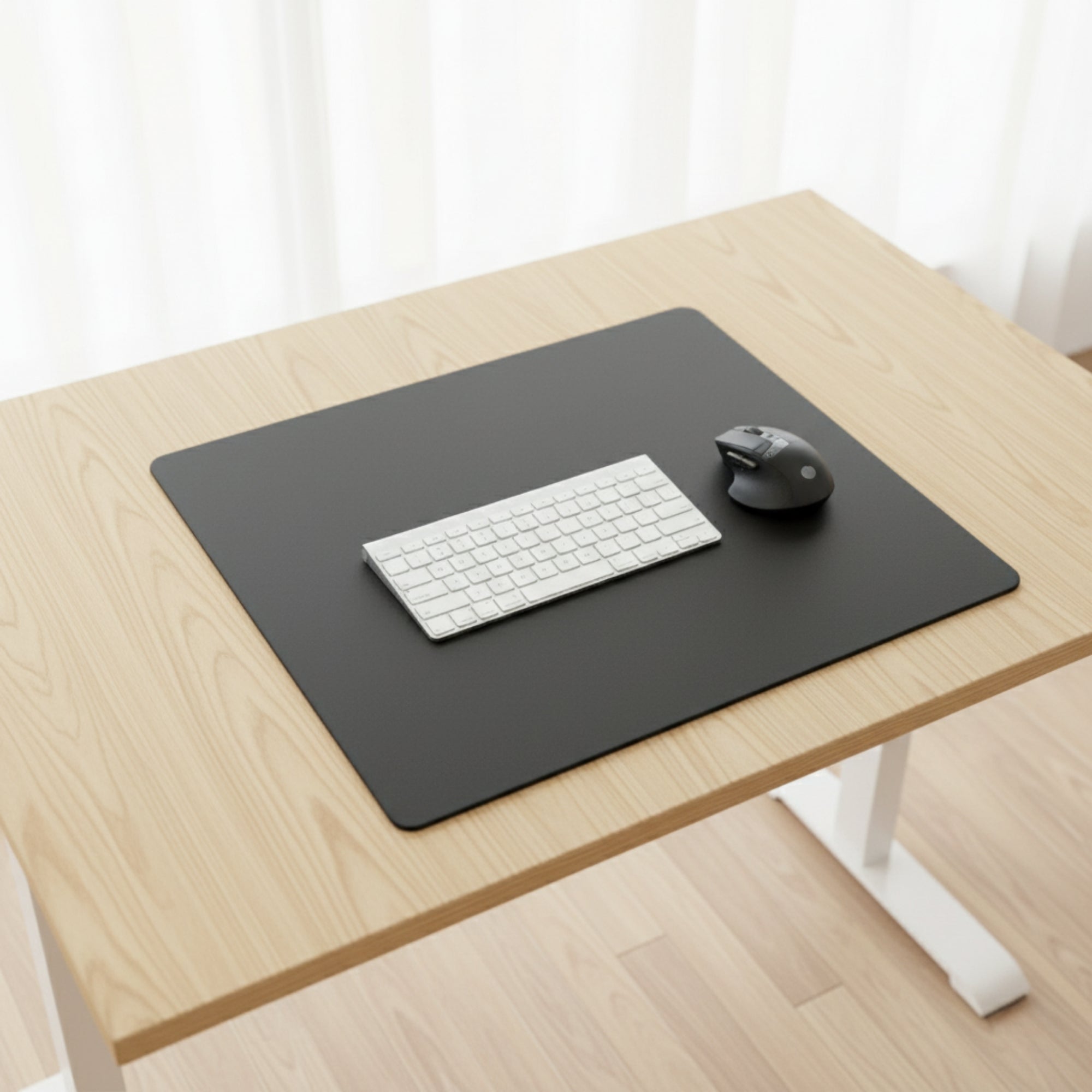 Black Leatherette 20 x 16 Conference Table Pad