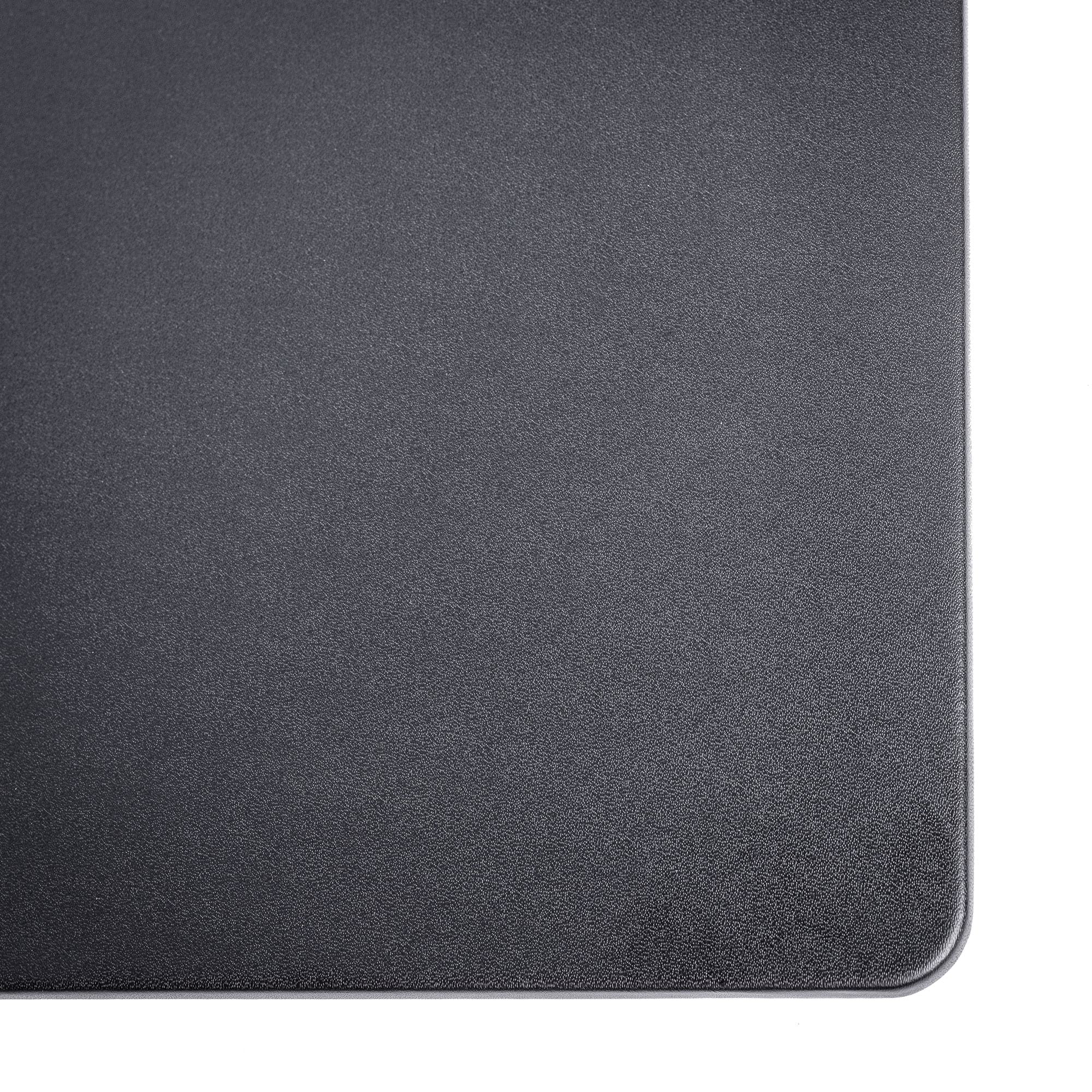 Black Leatherette 34" x 20" Desk Mat without Rails