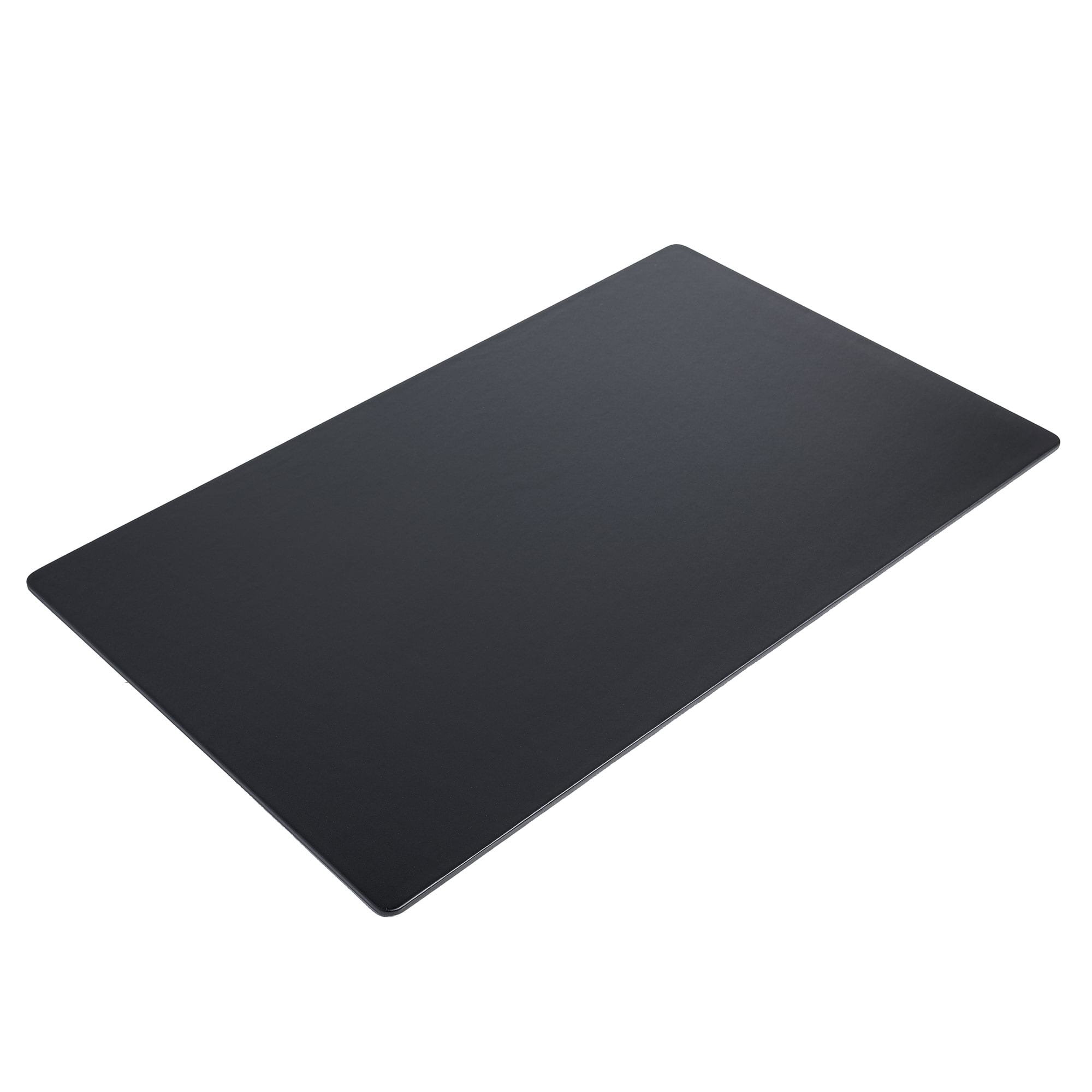 Black Leatherette 30" x 19" Desk Mat without Rails