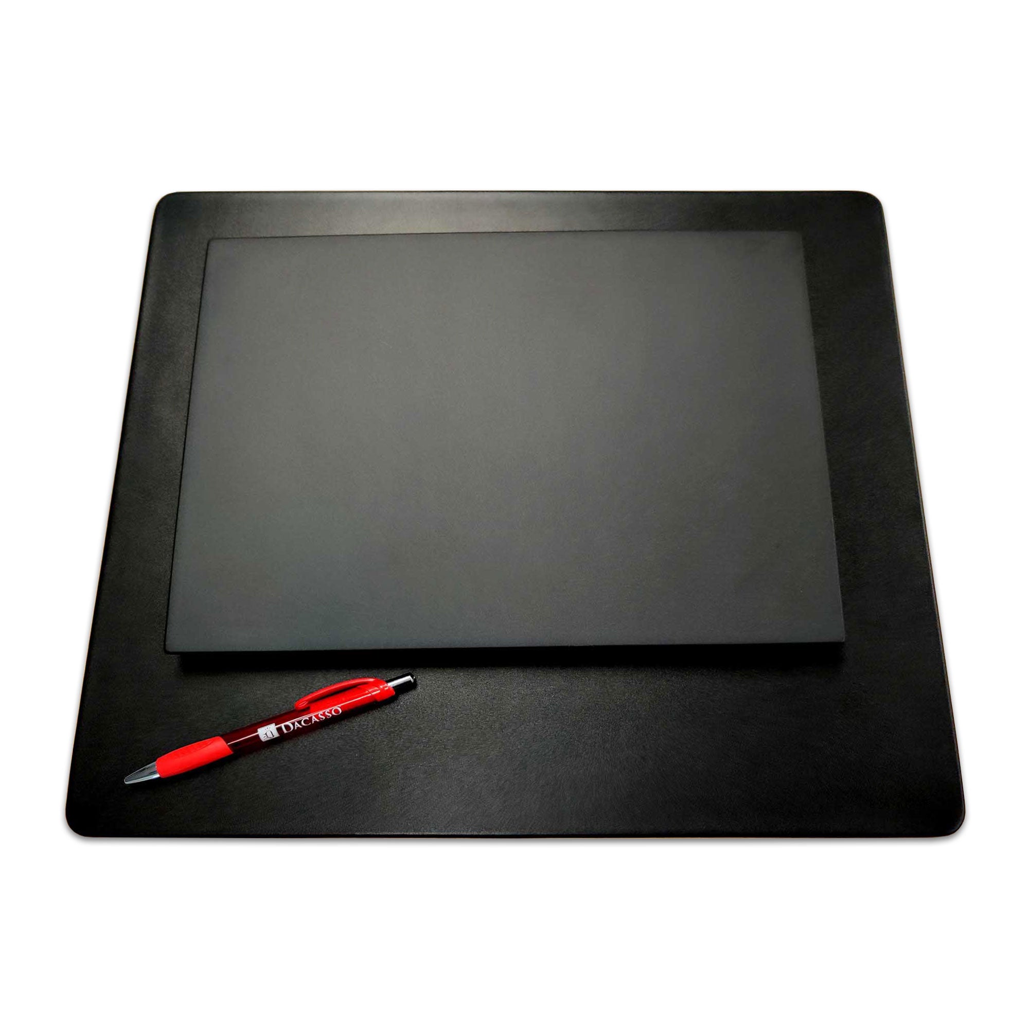 Classic Black Leather 20" x 16" Lap Desk