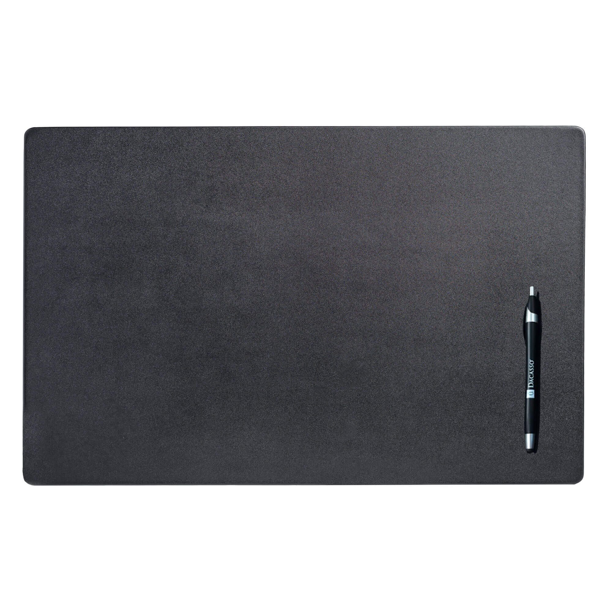 Classic Black Leather 22" x 14" Conference Pad