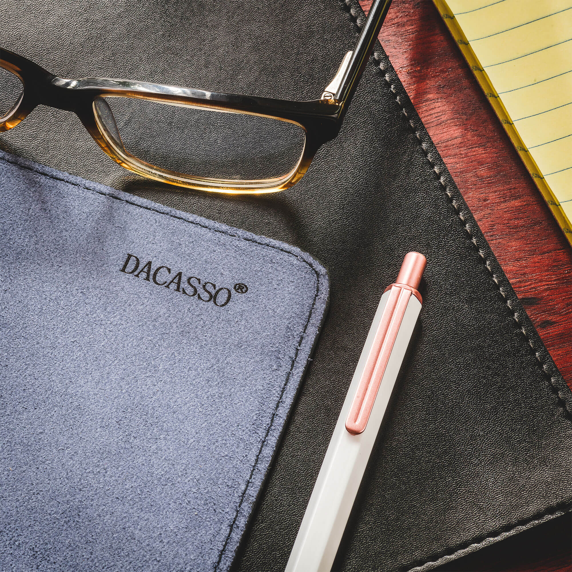 Black Bonded Leather 36" x 17" No Core Rollable Desk Mat/Pad