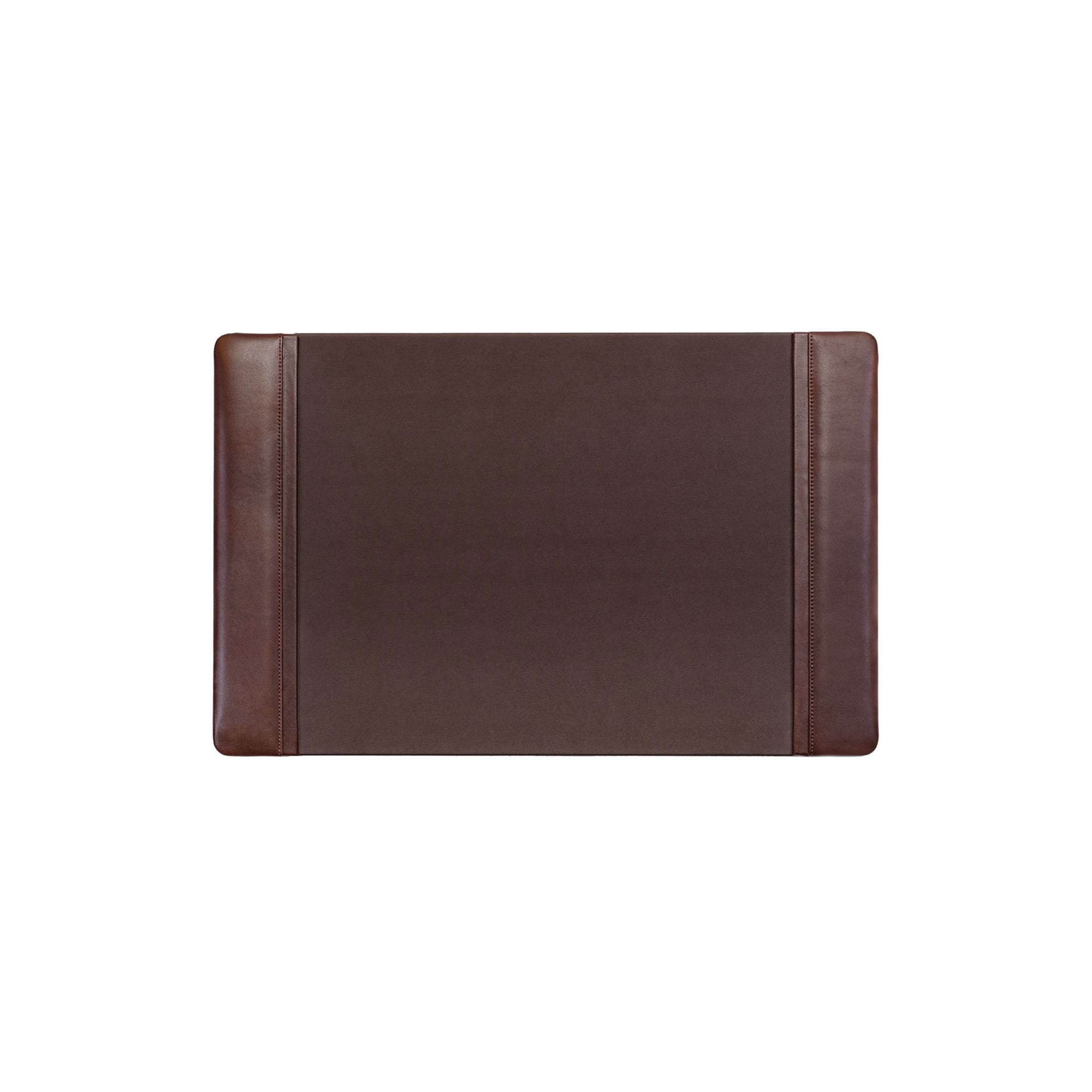 Chocolate Brown Leather 22" x 14" Desk Pad