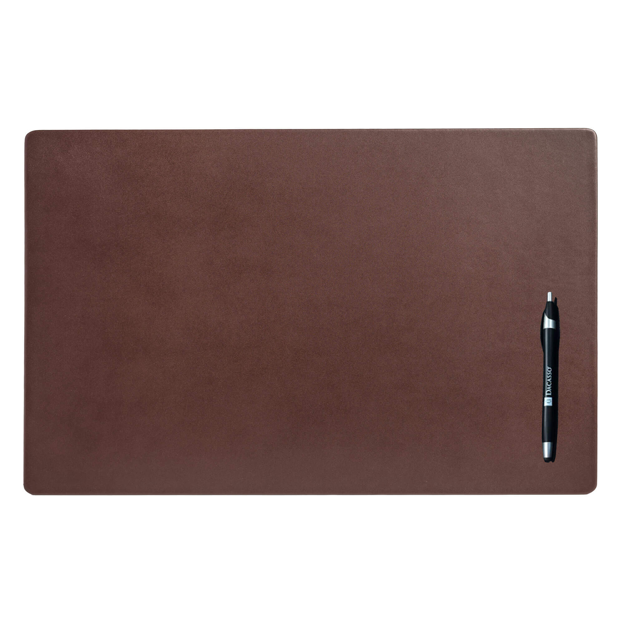 Chocolate Brown Leather 22" x 14" Conference Pad