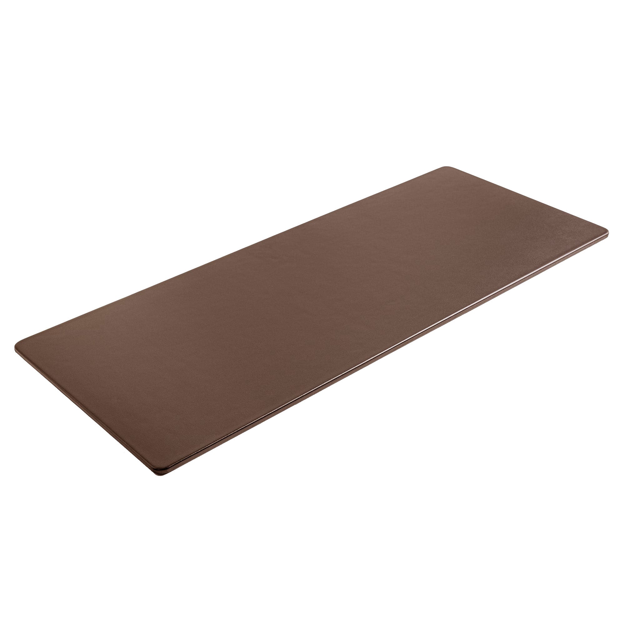 Chocolate Brown Leather 30" x 12.5" Conference Table Single Runner