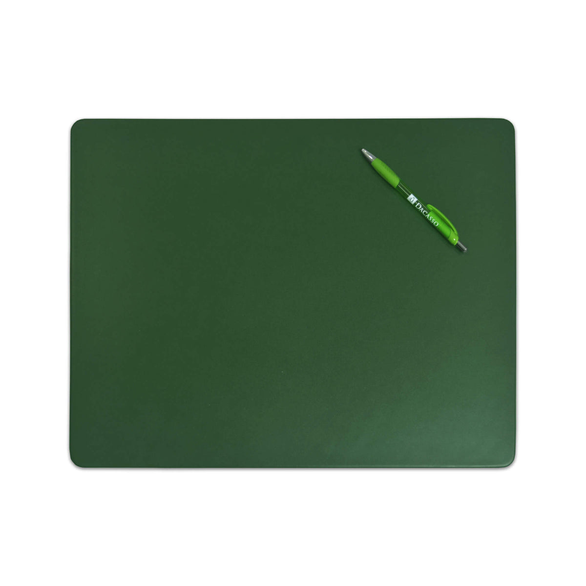 Dark Green Leather 17 x 14 Conference Table Pad