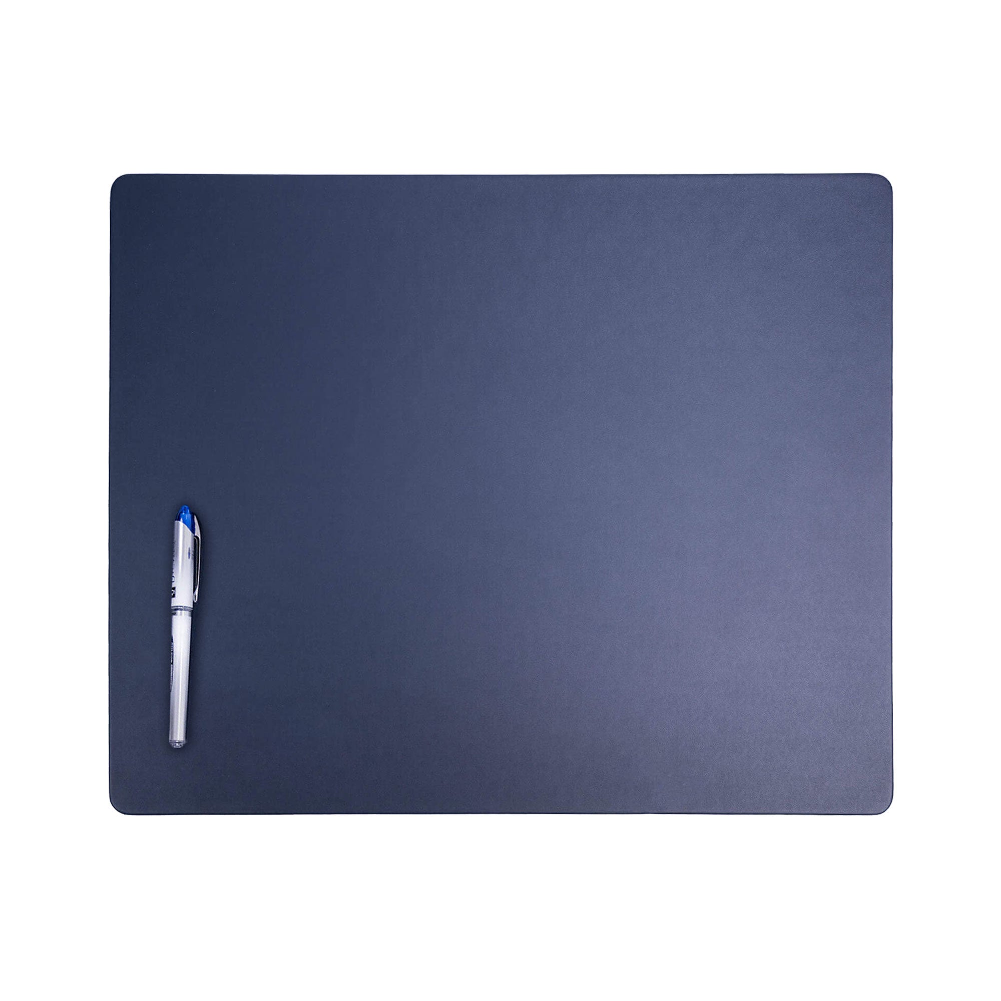 Navy Blue Leather 17 x 14 Conference Table Pad
