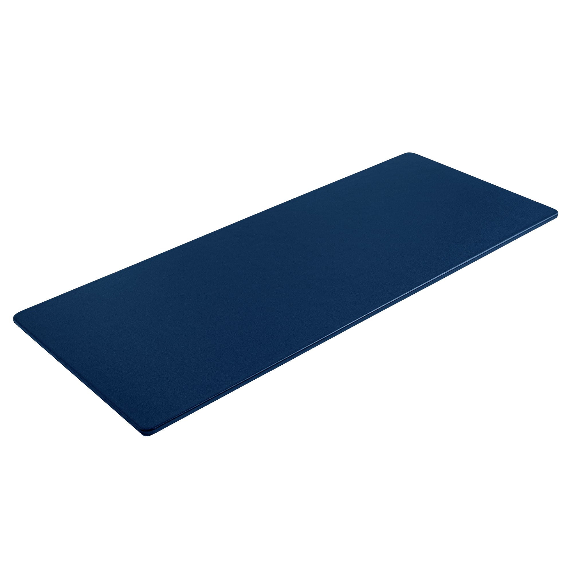 Navy Blue Leather 30" x 12.5" Keyboard/Mouse Desk Mat