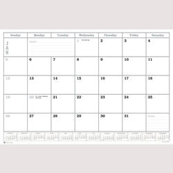Desk Pad Monthly 2024 Calendar Insert, 24.5 x 16