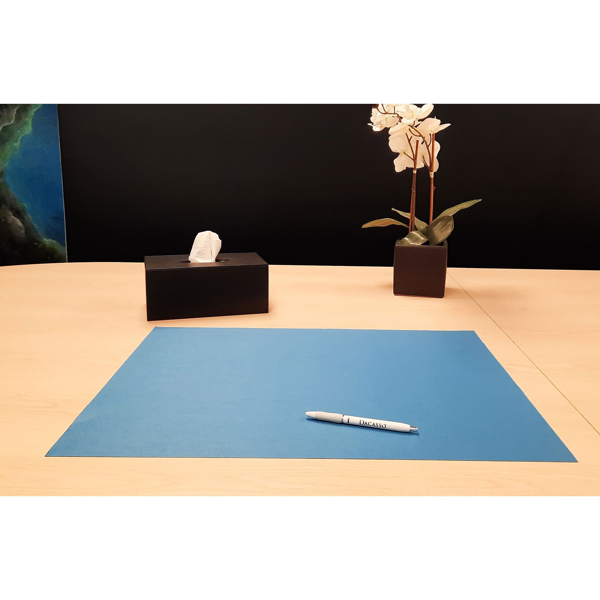 Cyan Blue 24" x 19" Blotter Paper Pack (5pk)