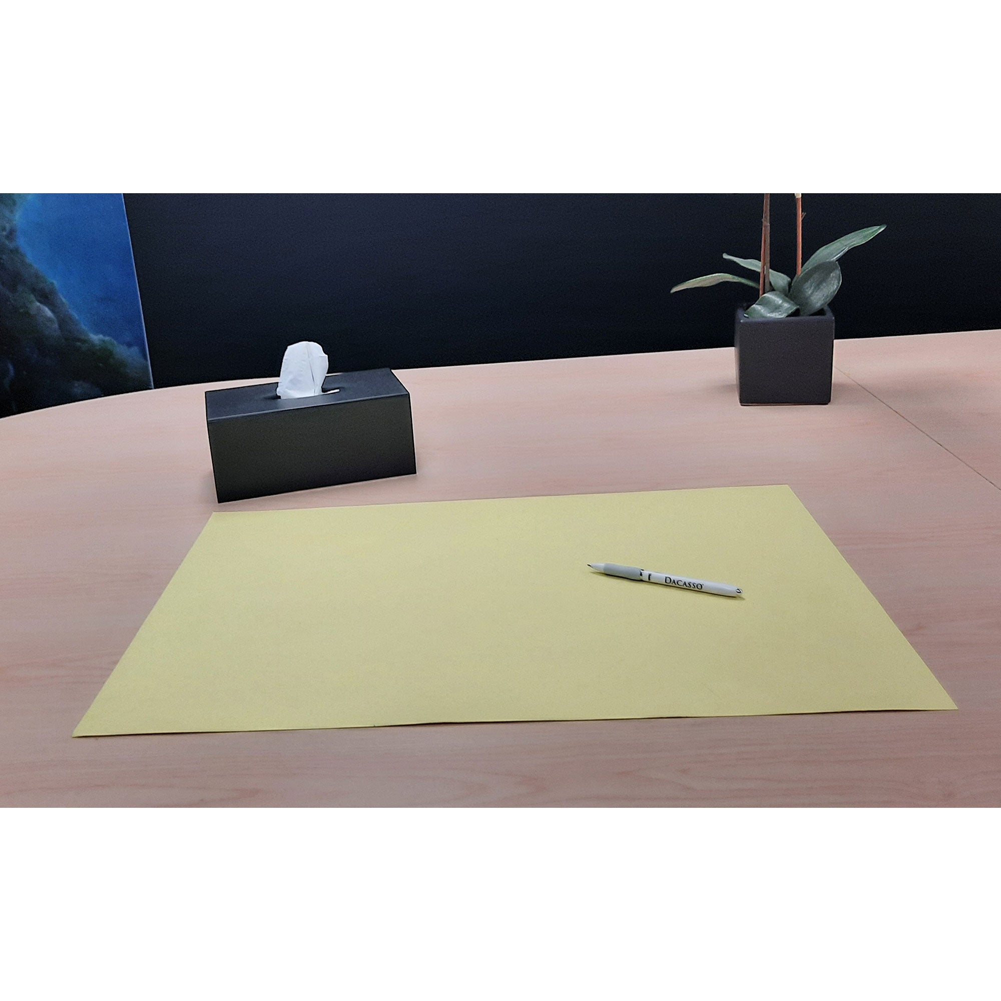 Pastel Yellow 25.5" x 17.25" Blotter Paper Pack (5pk)