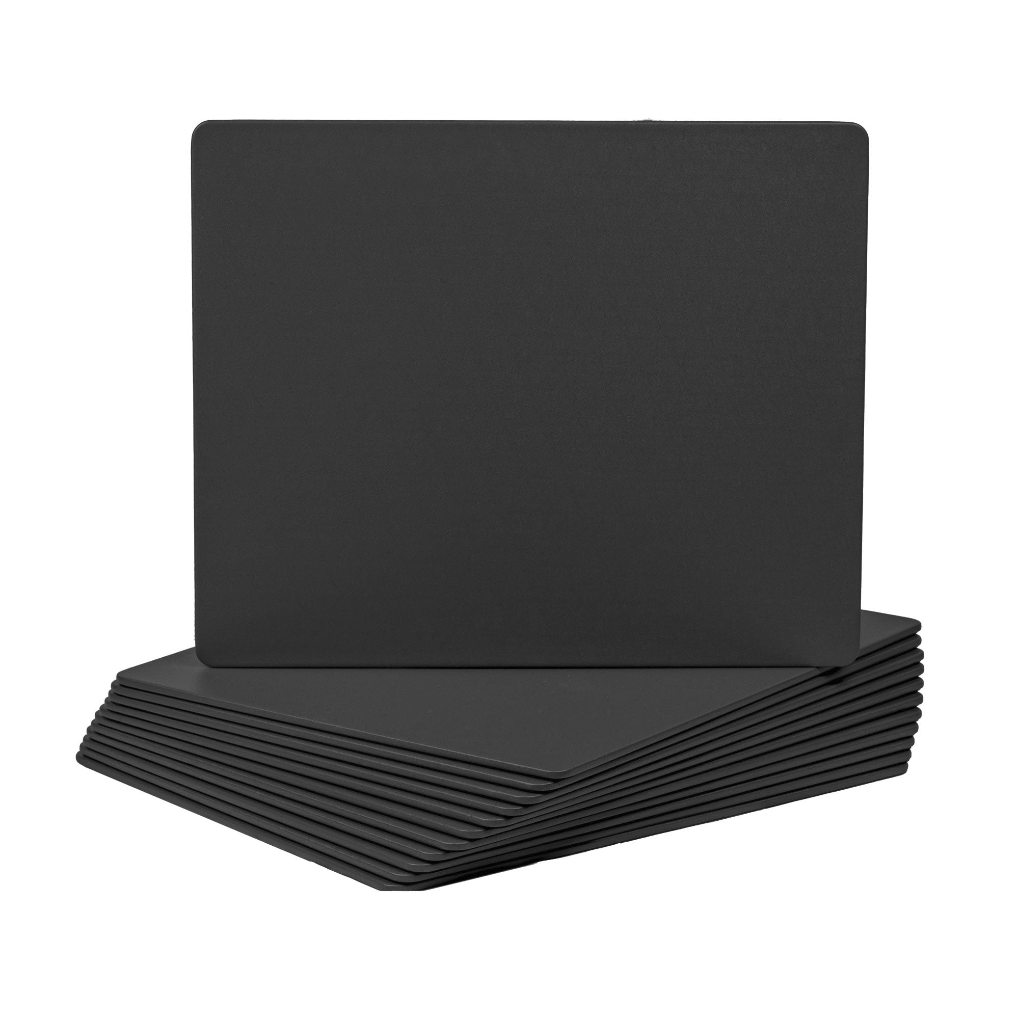 12 Seat Black Leatherette Conference Room Set w/ Round Coasters