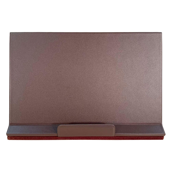Chocolate Brown Leather Tablet Stand