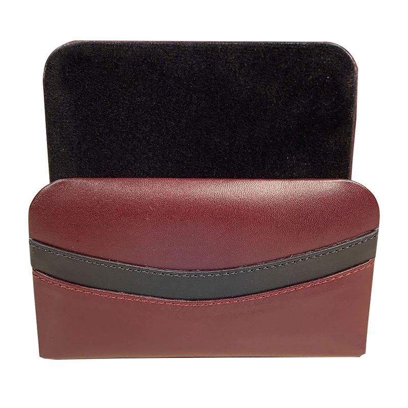 Two-Tone Leather Letter Holder