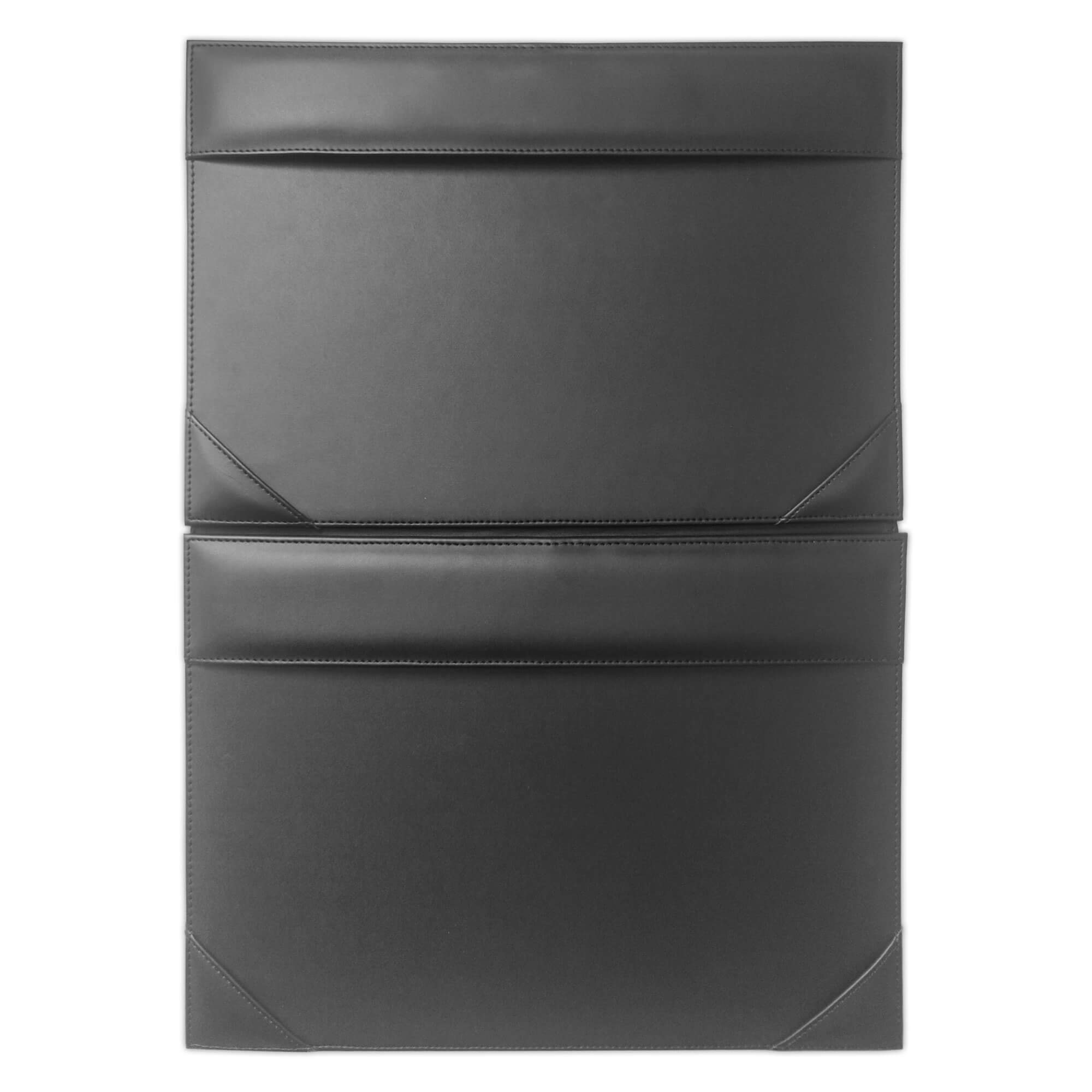 Black Leather Wall Calendar Holder
