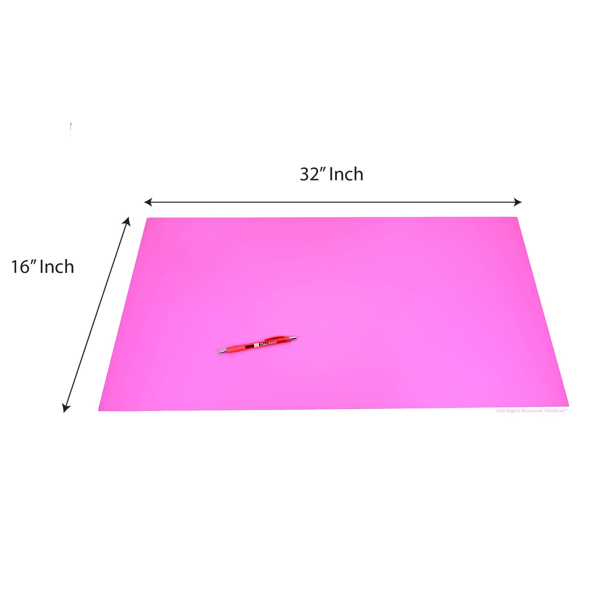Home/Office 5pc Desk Accessory Set - Pink