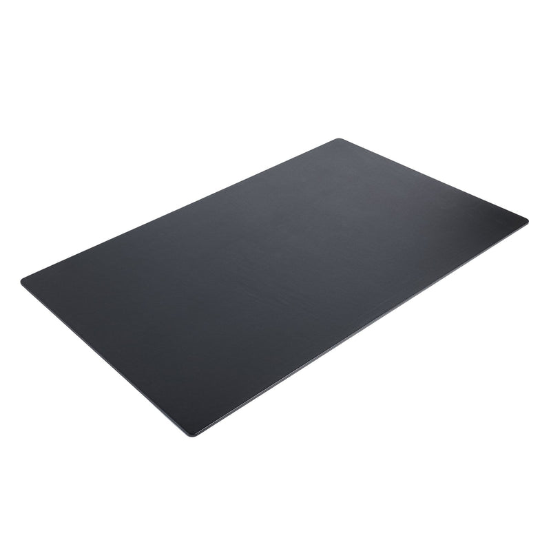 Black Leatherette 38" x 24" Desk Mat without Rails